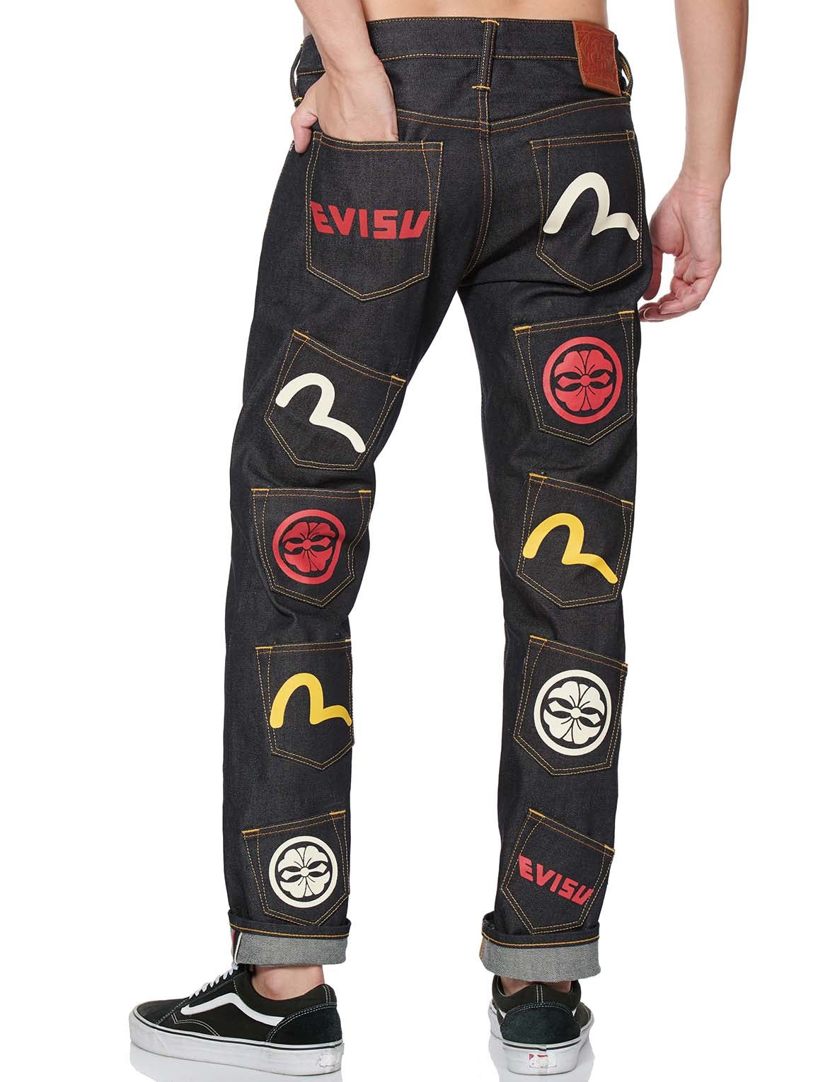 Multi Pocket Slim Straight fit Jeans #2010 - 9