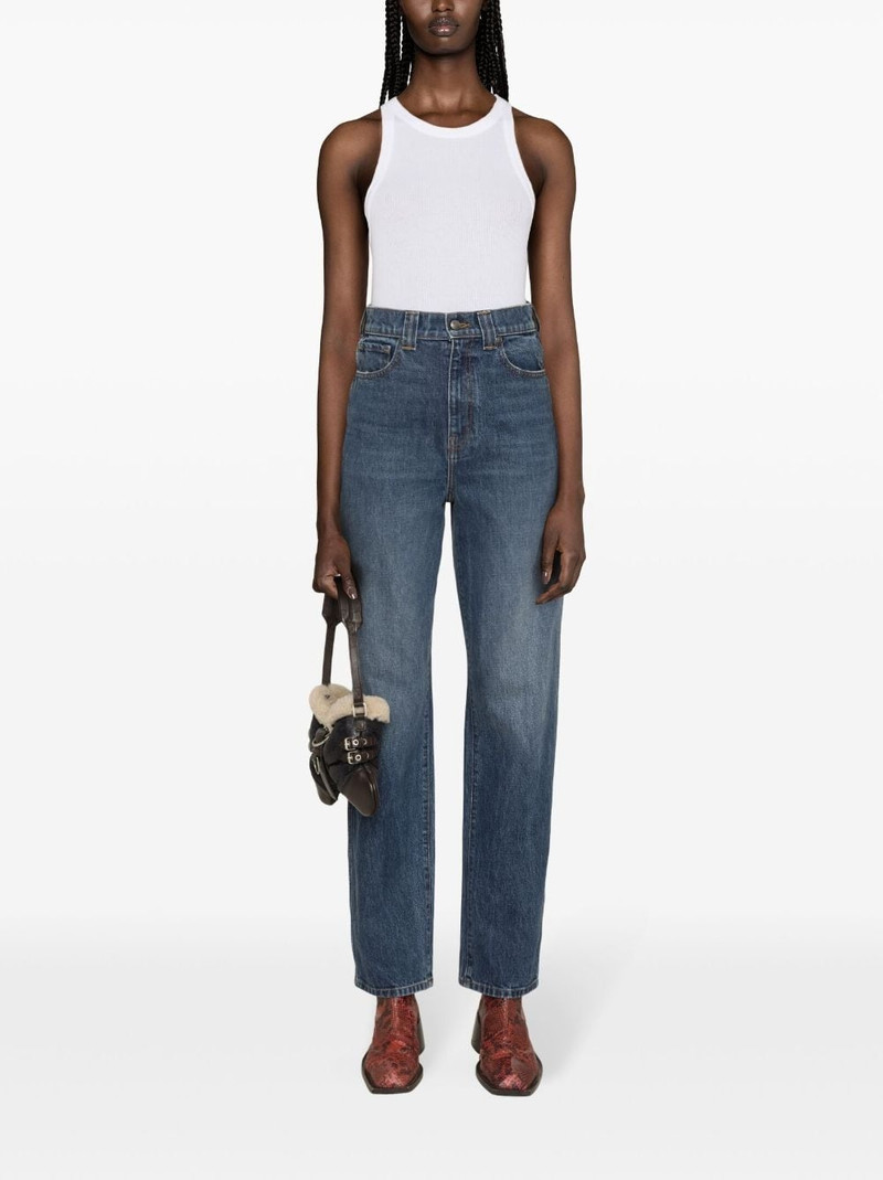 JAMES PERSE round-neck ribbed-knit tank top outlook