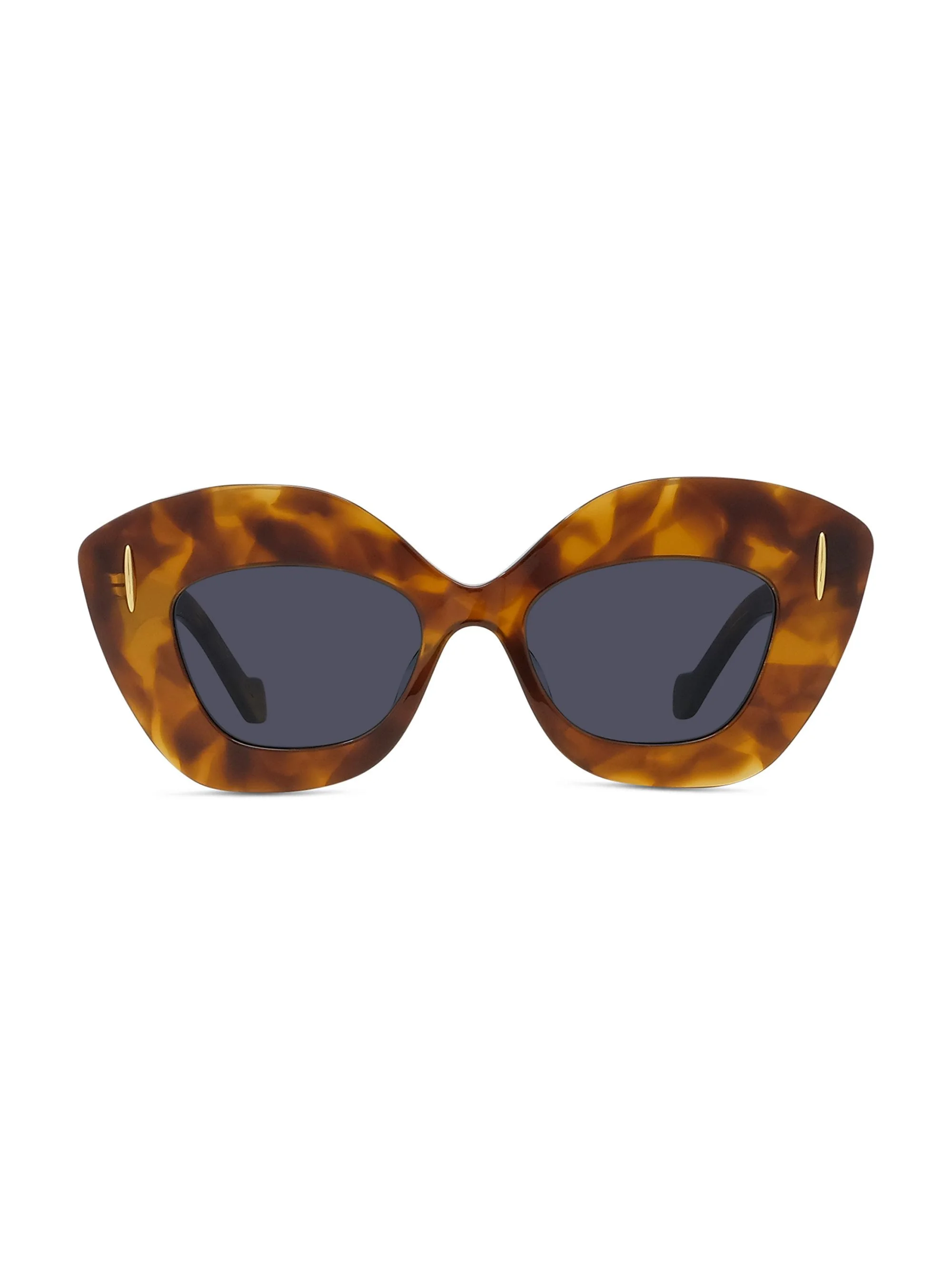 Women's Anagram 48MM Cat-Eye Sunglasses - Tortoise Havana Blue - 1