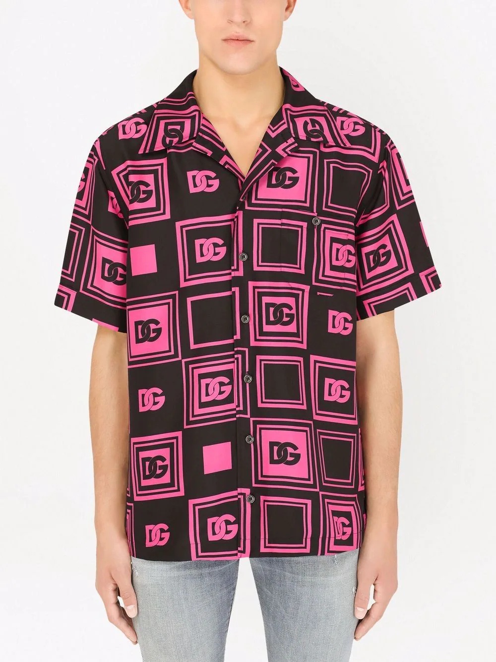 geometric-logo shortsleeved shirt - 3