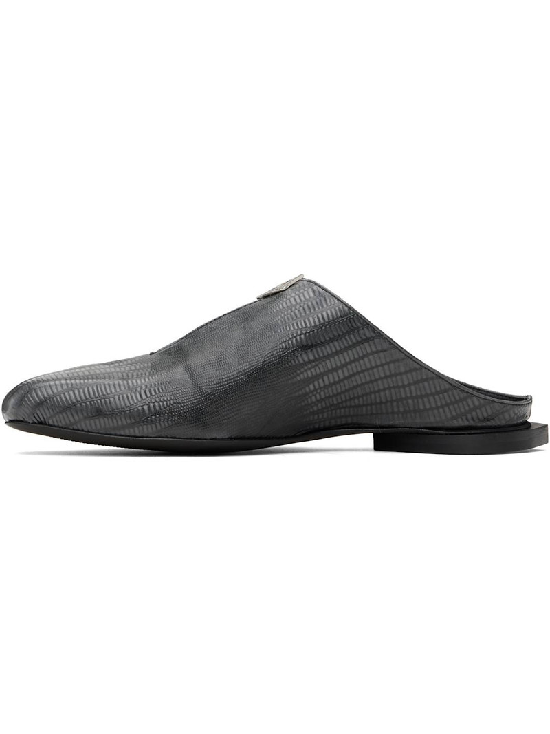 Gray Jamal Slit Slippers 3
