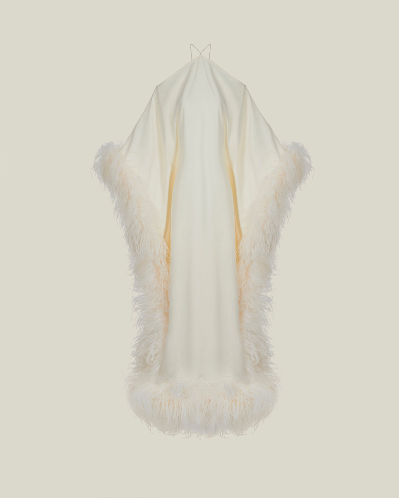 Sza Sza Extravaganza Kaftan in Latte 1