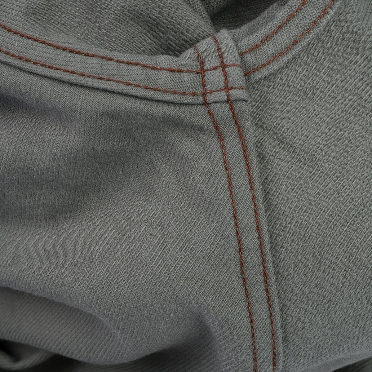 IHSH-235-GRY 13oz Military Serge Western Shirt - Grey - 13