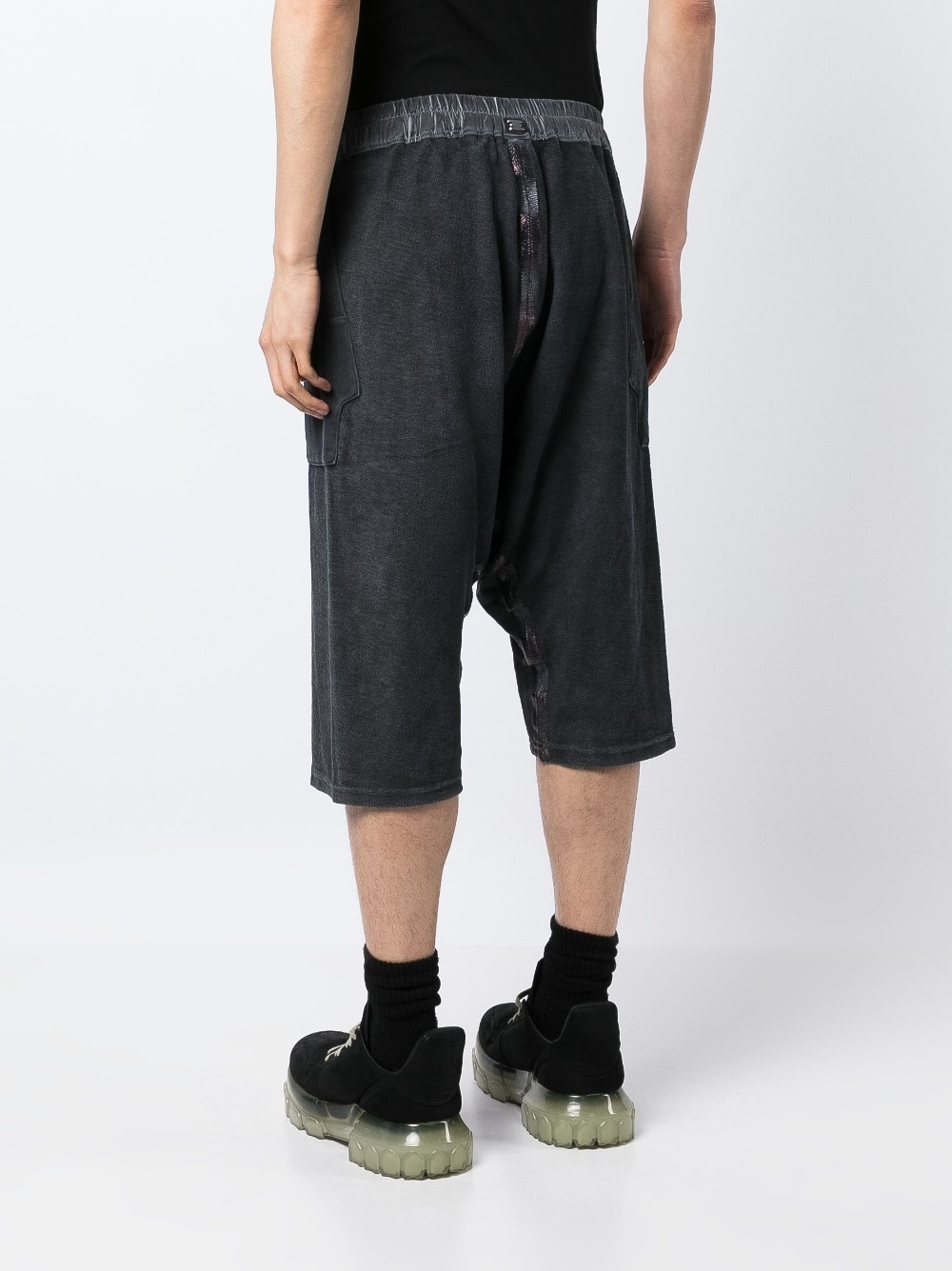 drawstring waist shorts - 4
