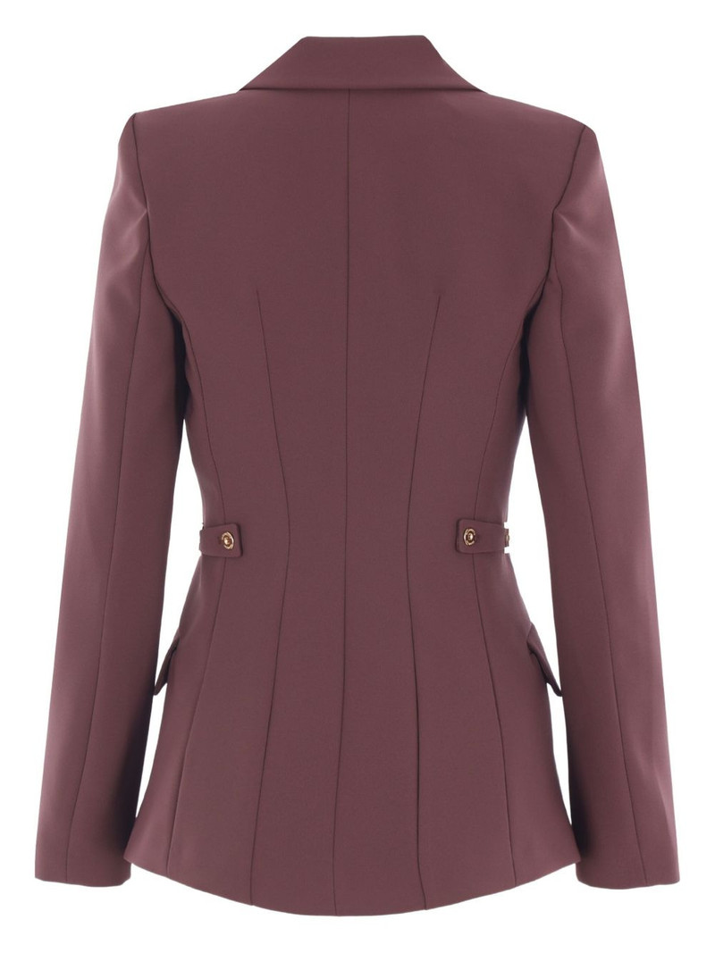 ELISABETTA FRANCHI padded-shoulders blazer outlook