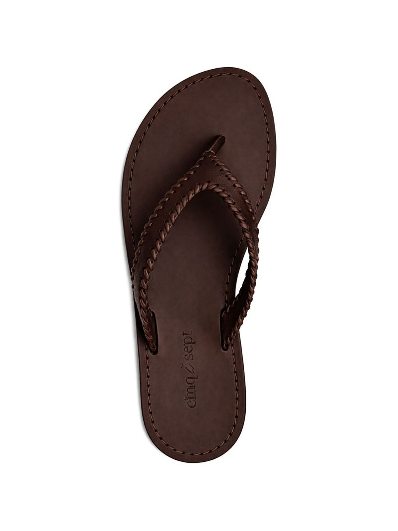 Jessica leather flat sandals 3