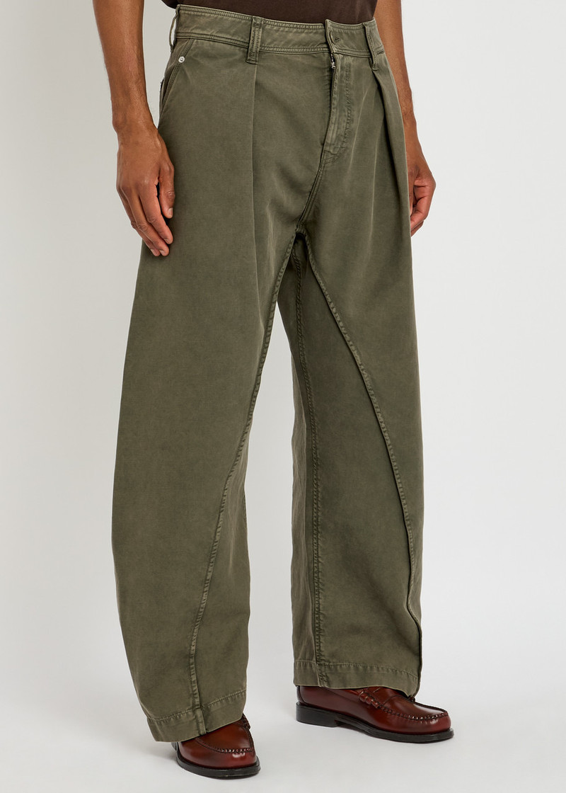 JW Anderson JW Anderson Twisted Seam Cotton Trousers outlook