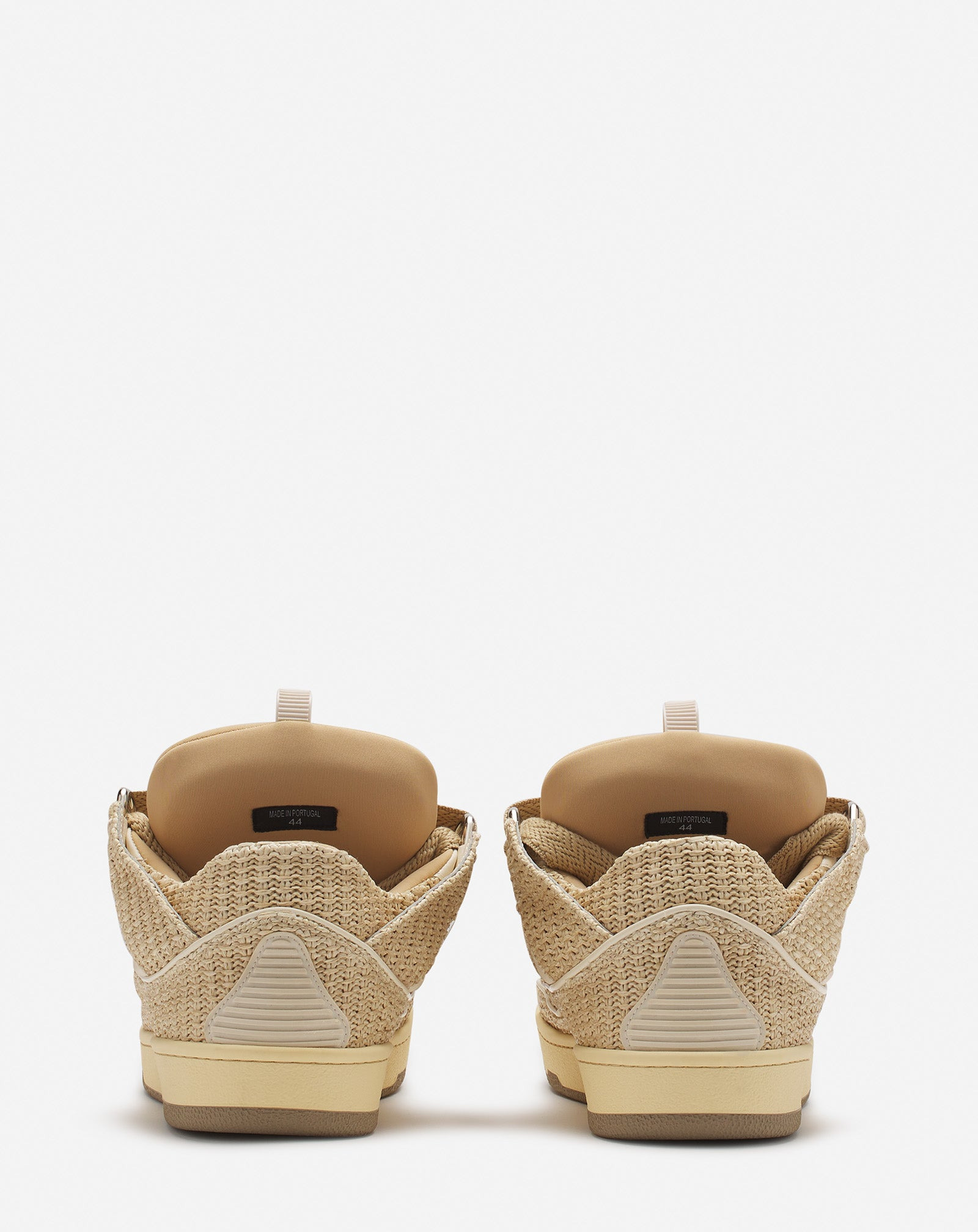 CURB RAFFIA SNEAKERS - 4