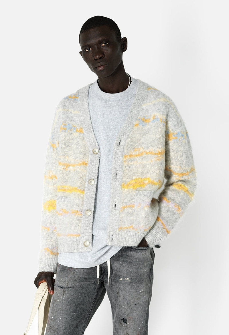 MOHAIR JACQUARD CARDIGAN 1