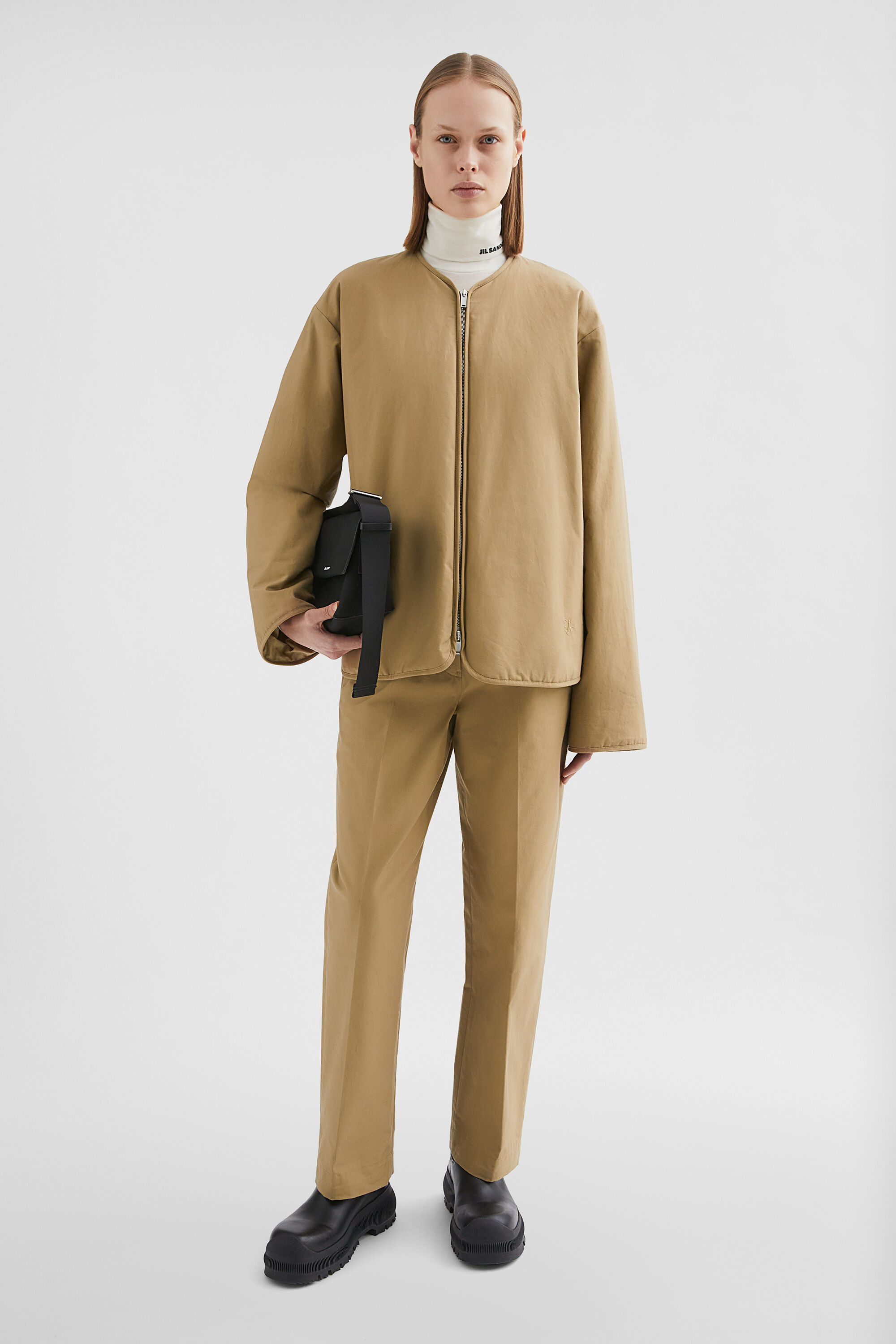 Cotton Tapered Trousers - 3