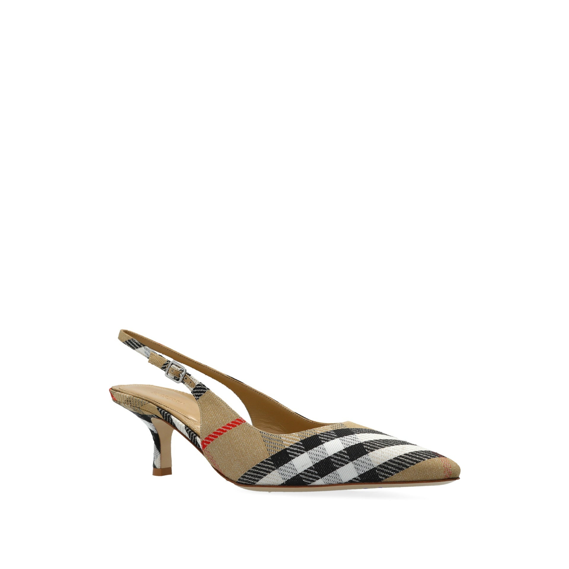 Burberry Birdie Check Slingback Pumps Women - 2