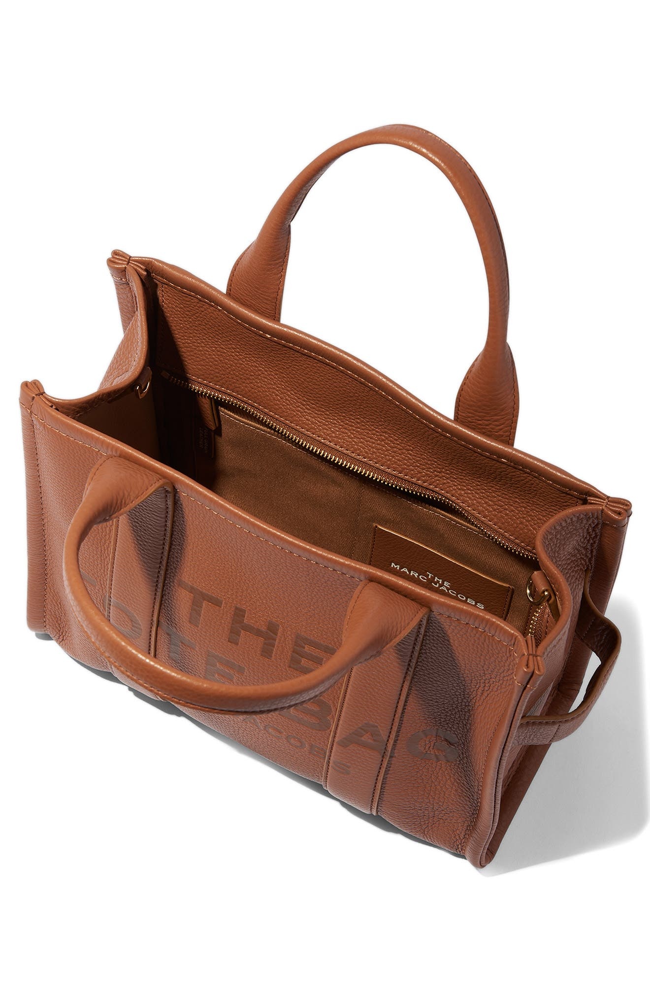 Marc Jacobs The Leather Medium Tote Bag in Argan Oil at Nordstrom - 4