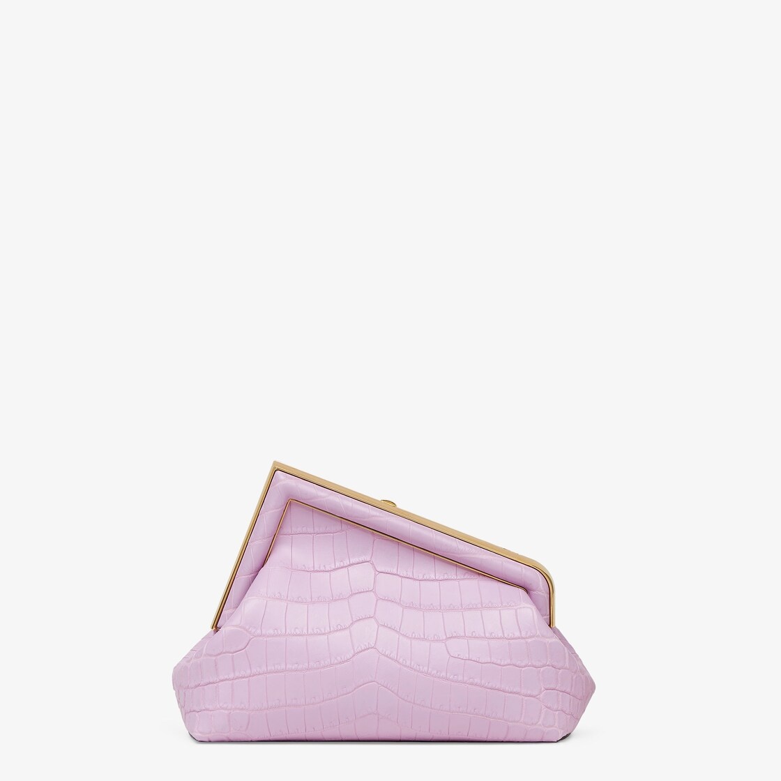 Lilac crocodile leather bag - 3