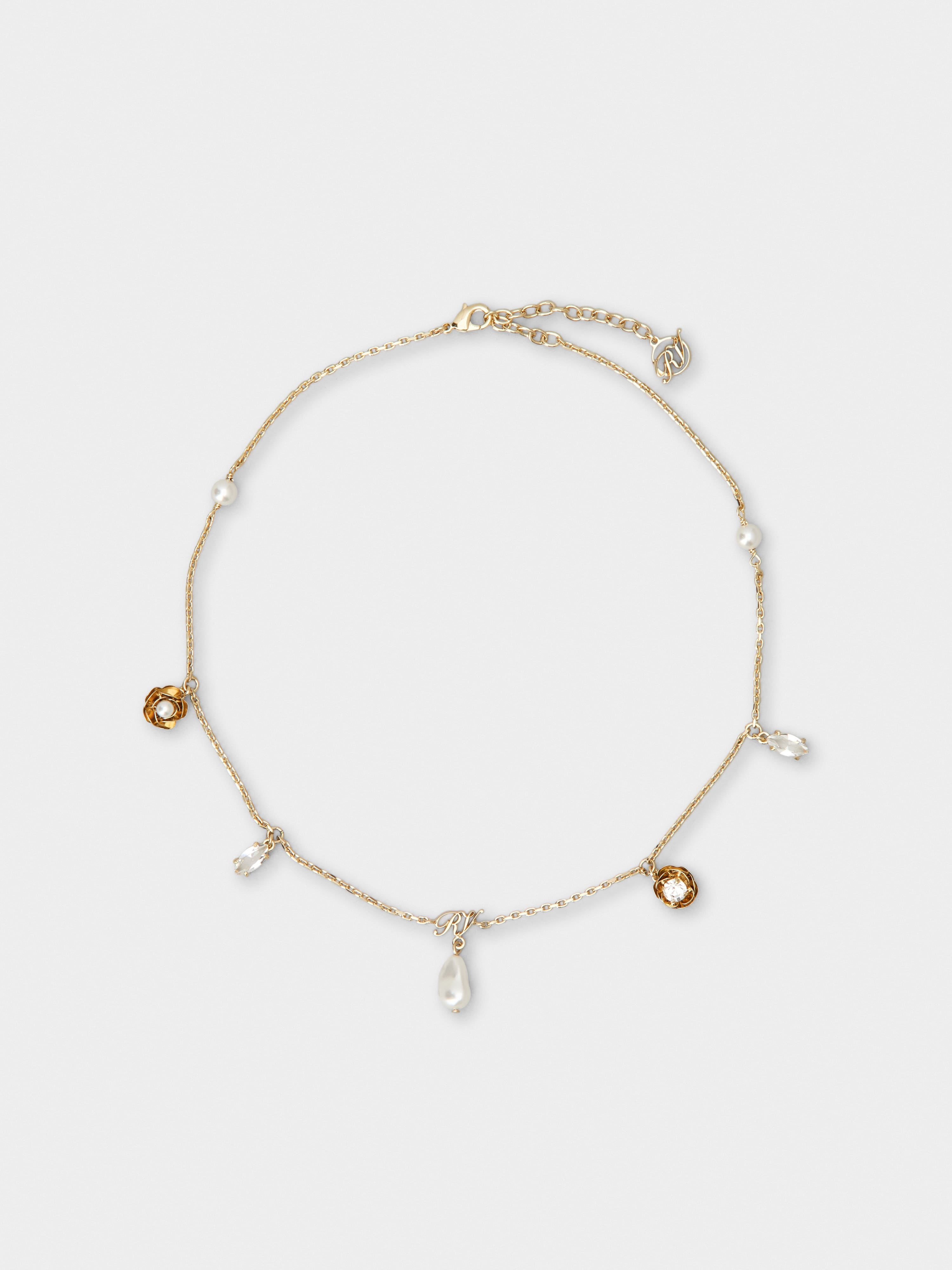Rose Pearls Necklace - 1