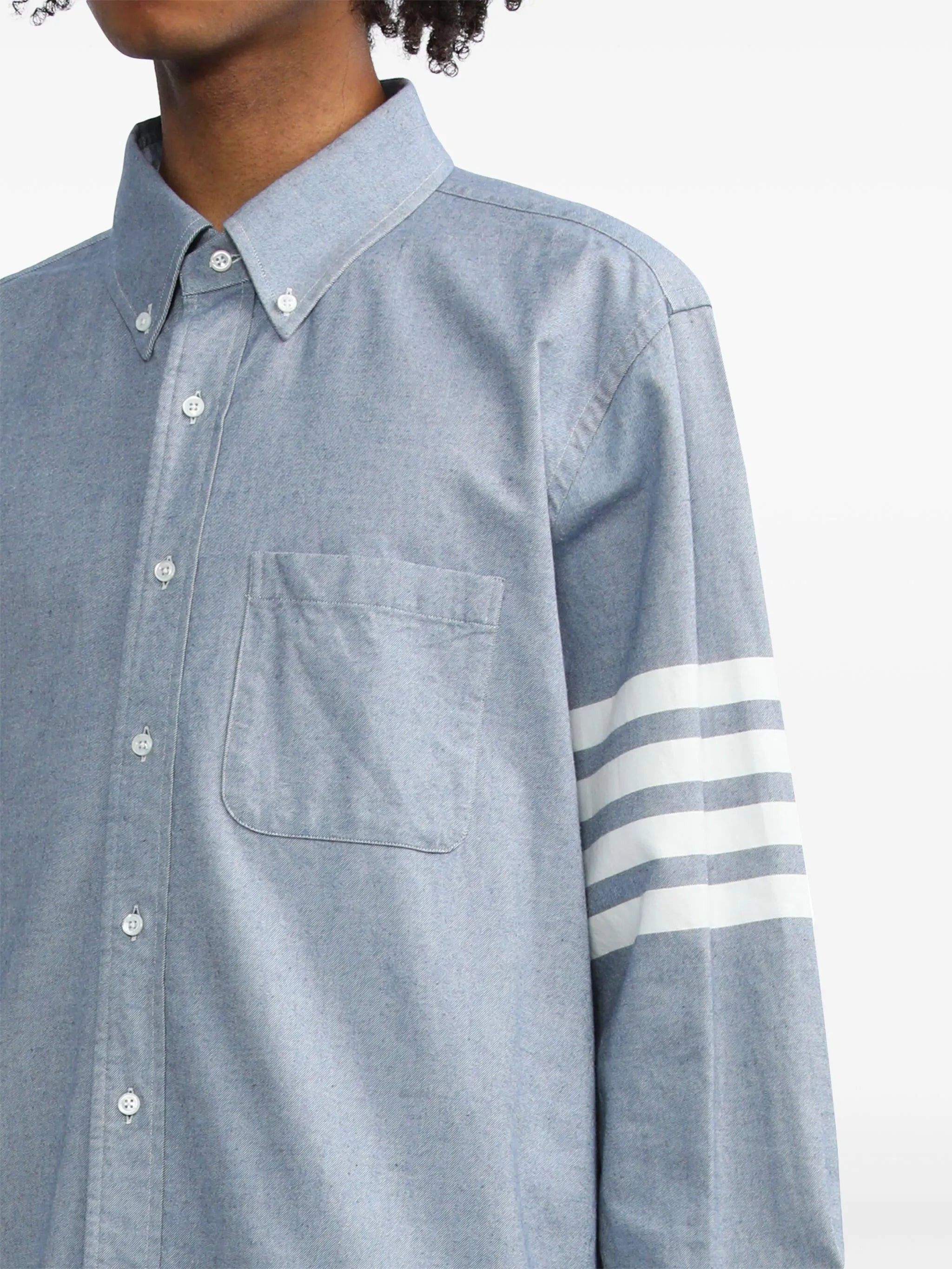 4-Bar button-down shirt - 5