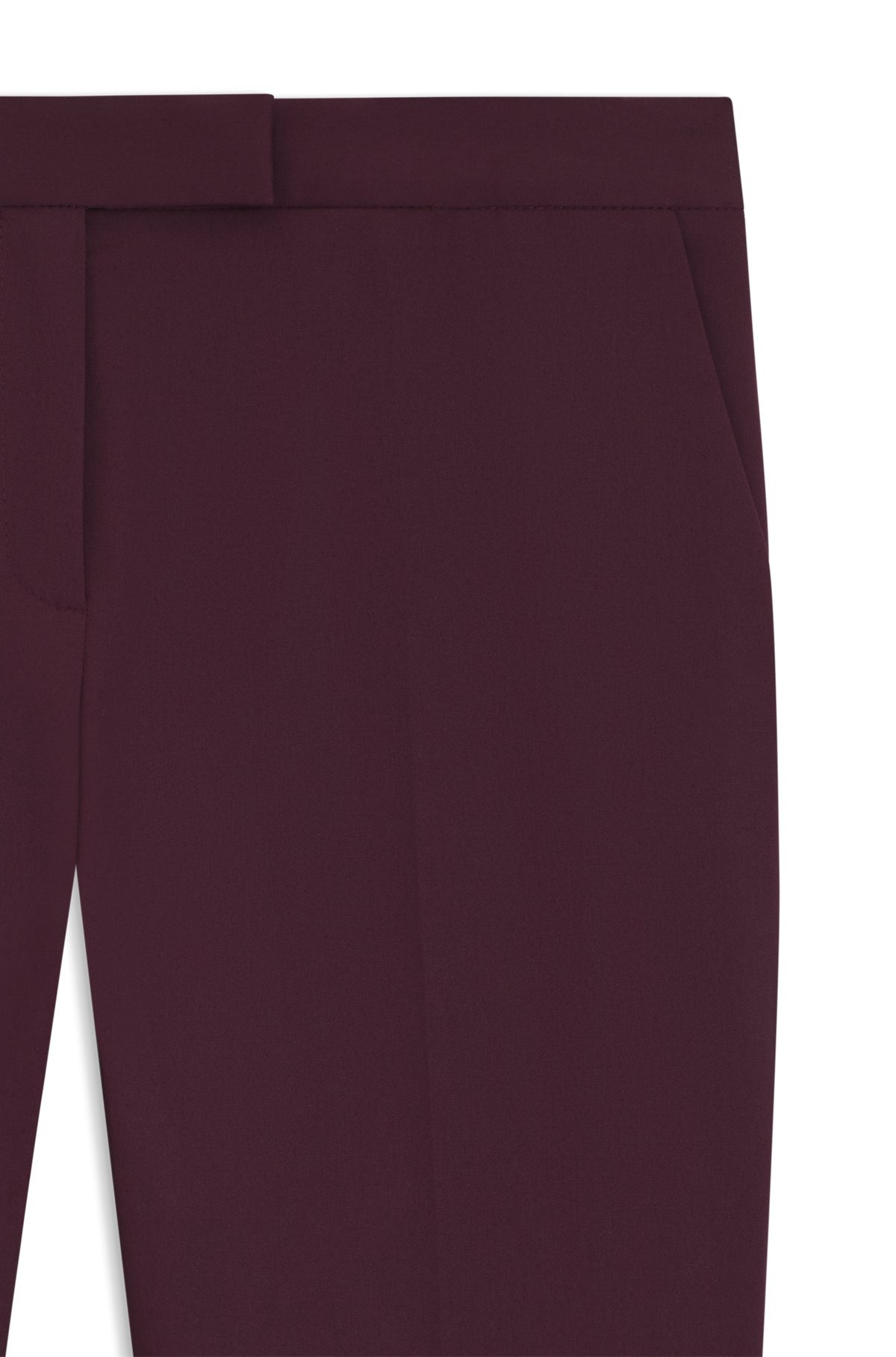 SLIM-FIT PANTS IN STRETCH COTTON - 2