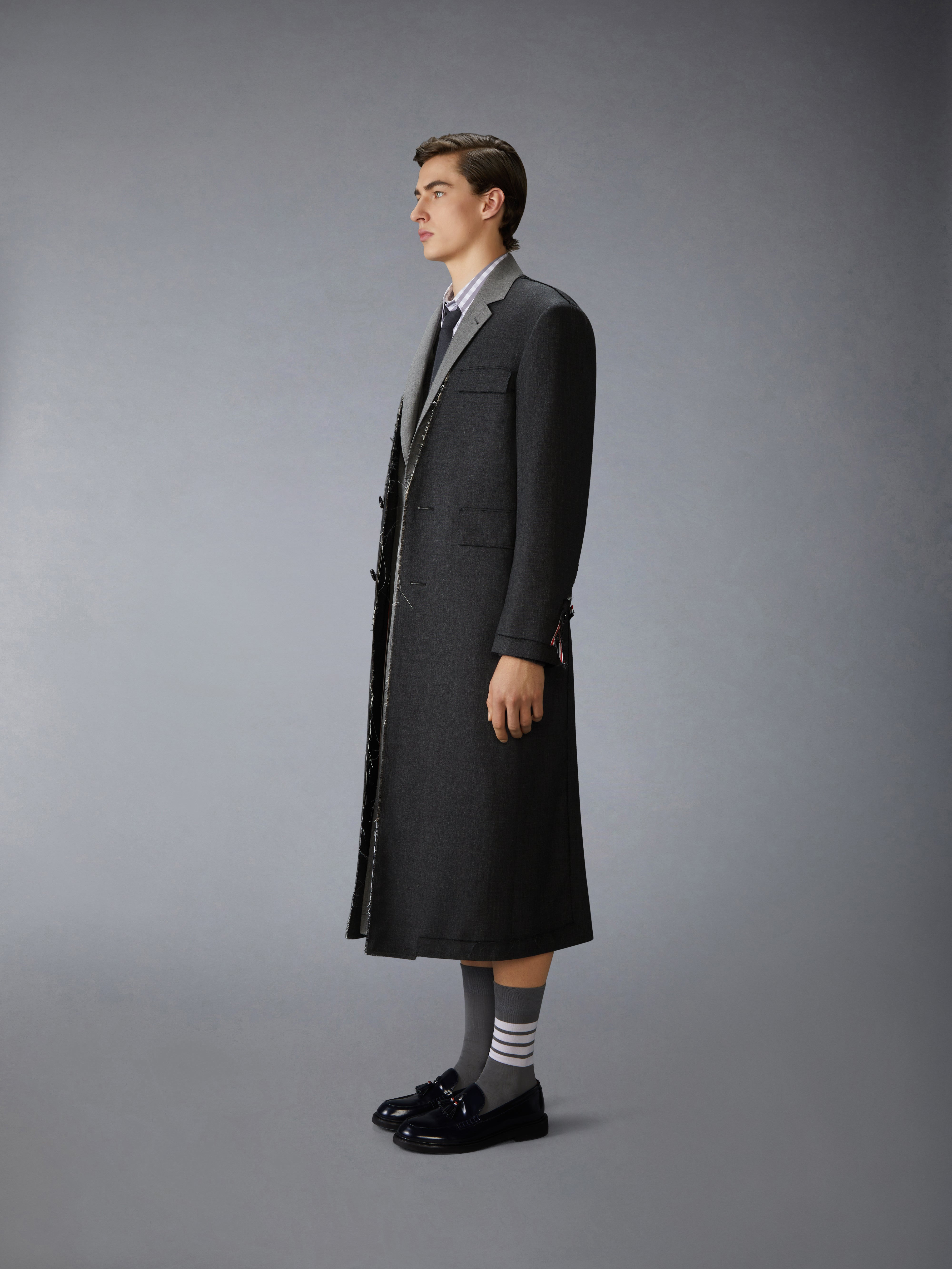 DECONSTRUCTED FRESCO OVERCOAT - 4