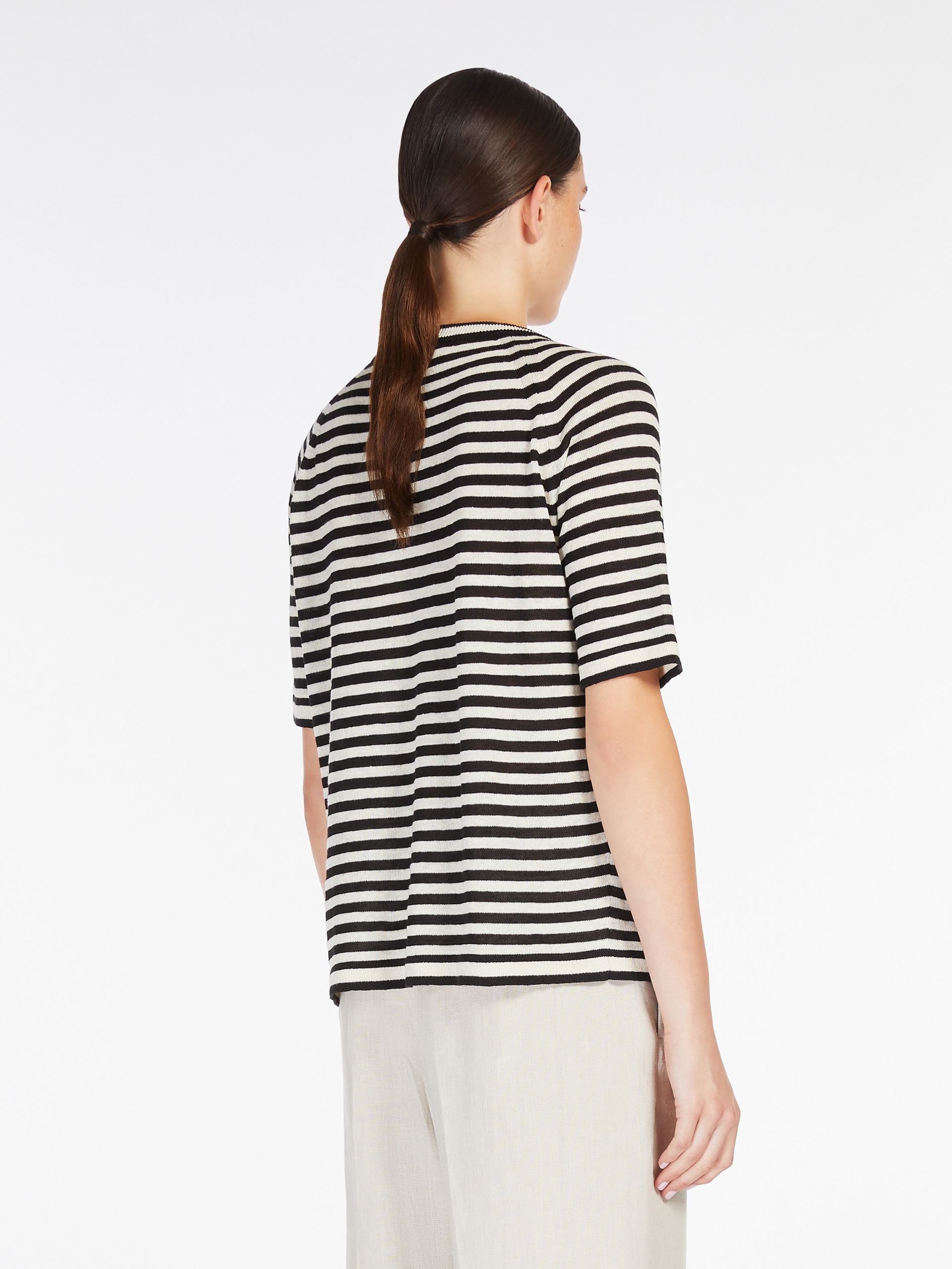 BEATI Linen yarn pocket sweater - 4