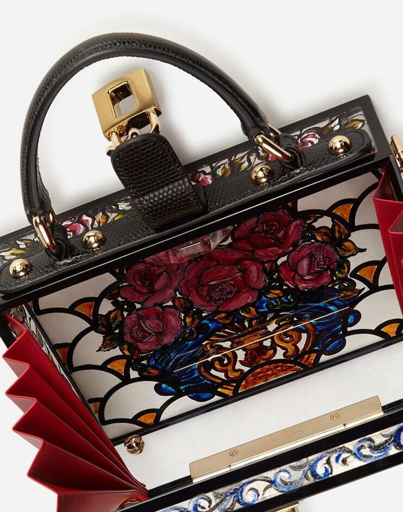Dolce Box bag in inlaid plexi 5
