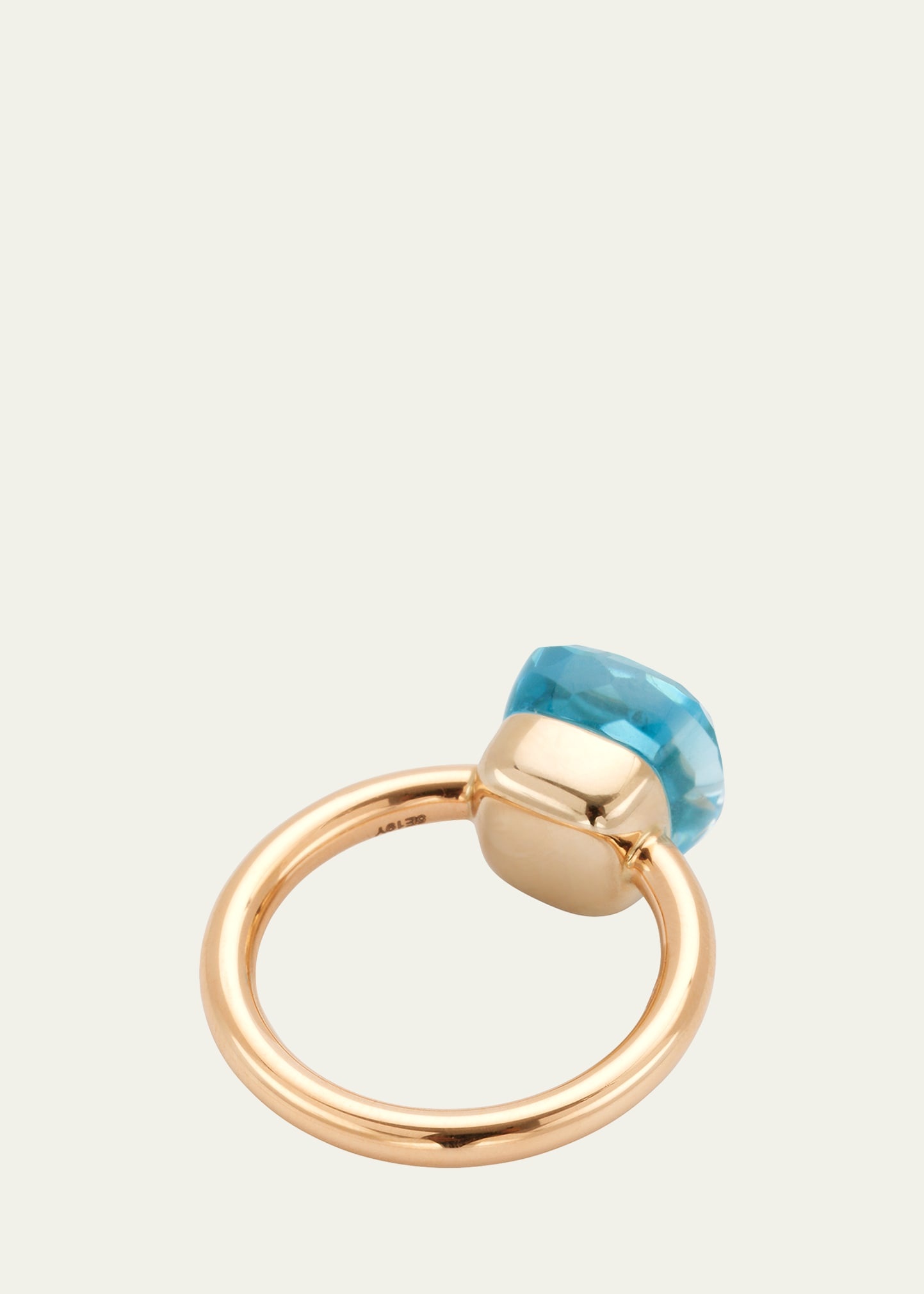Nudo Classic 18k Gold Ring with Blue Topaz - 4