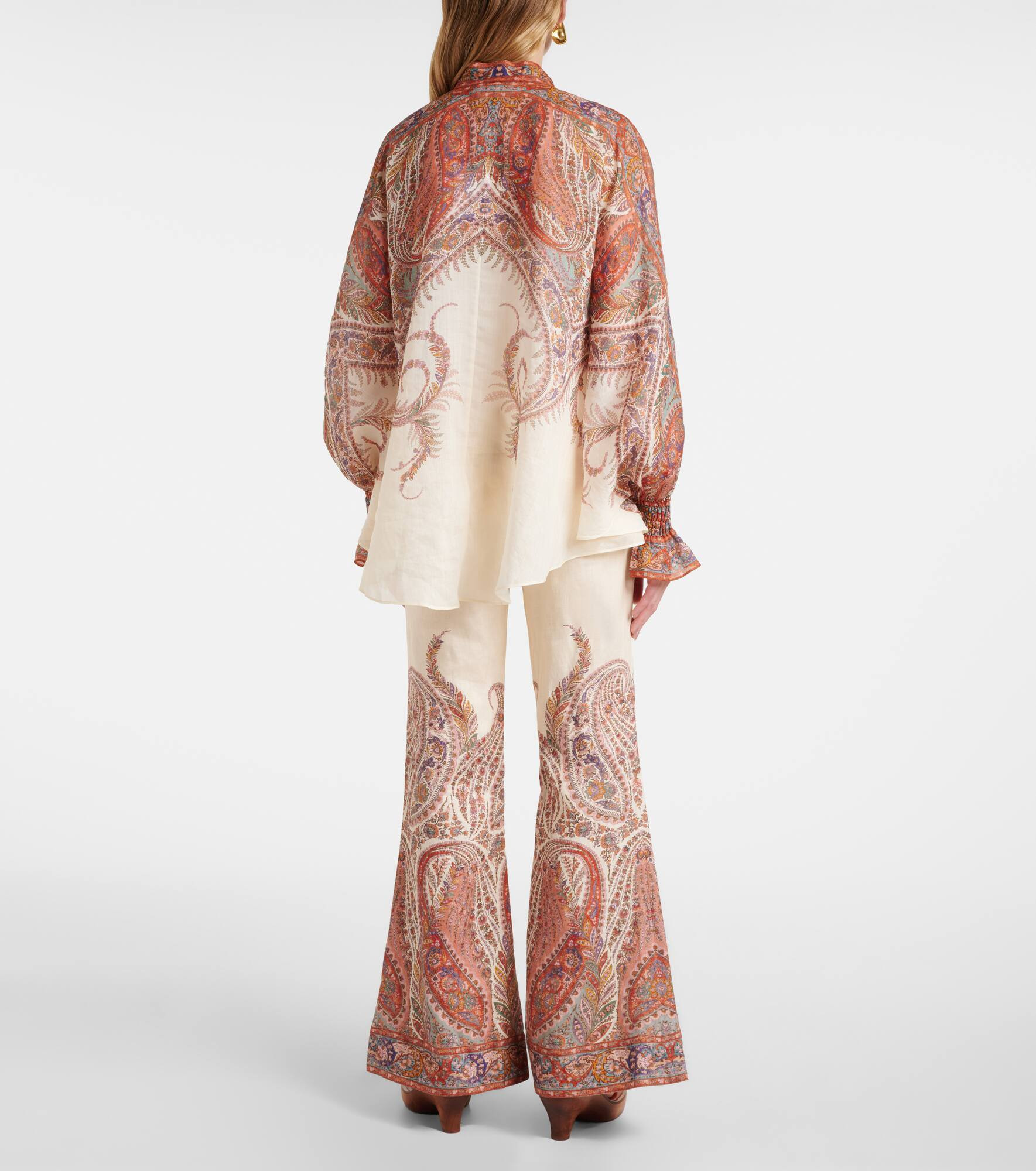 Rhiannon bow-detail paisley blouse - 3