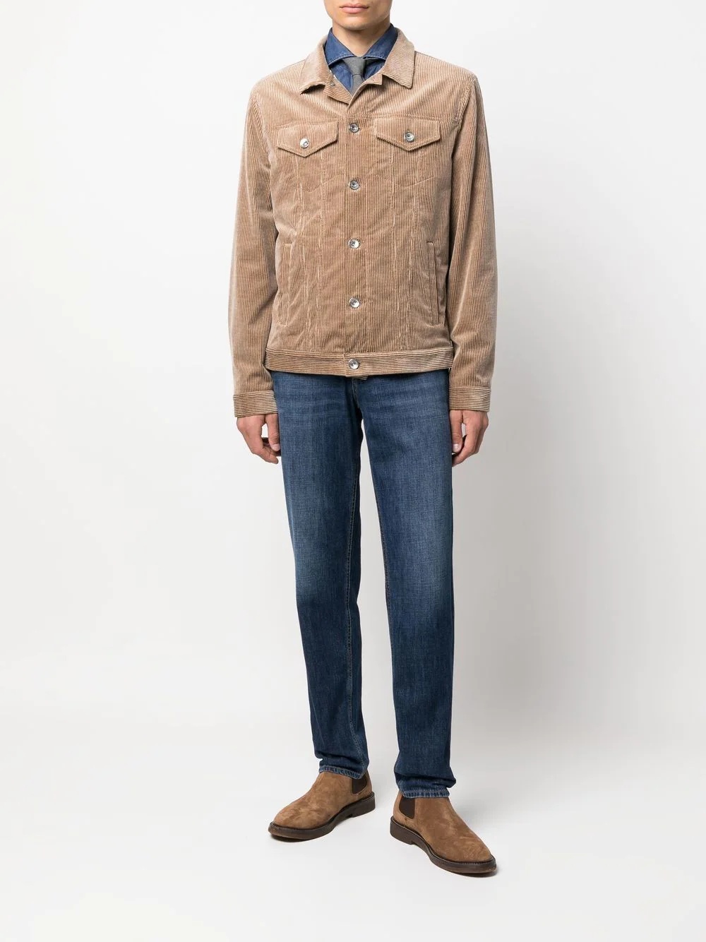 long-sleeved cotton shirt - 2