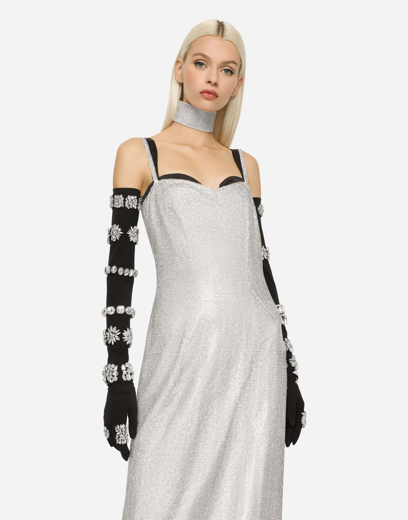 Dolce & Gabbana Crystal mesh choker outlook