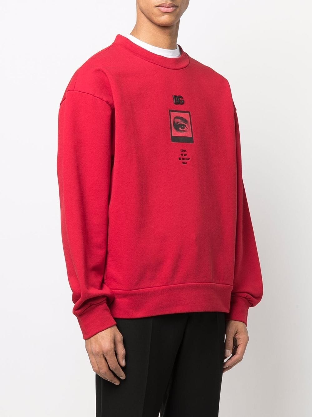 graphic-print crew-neck sweatshirt - 3