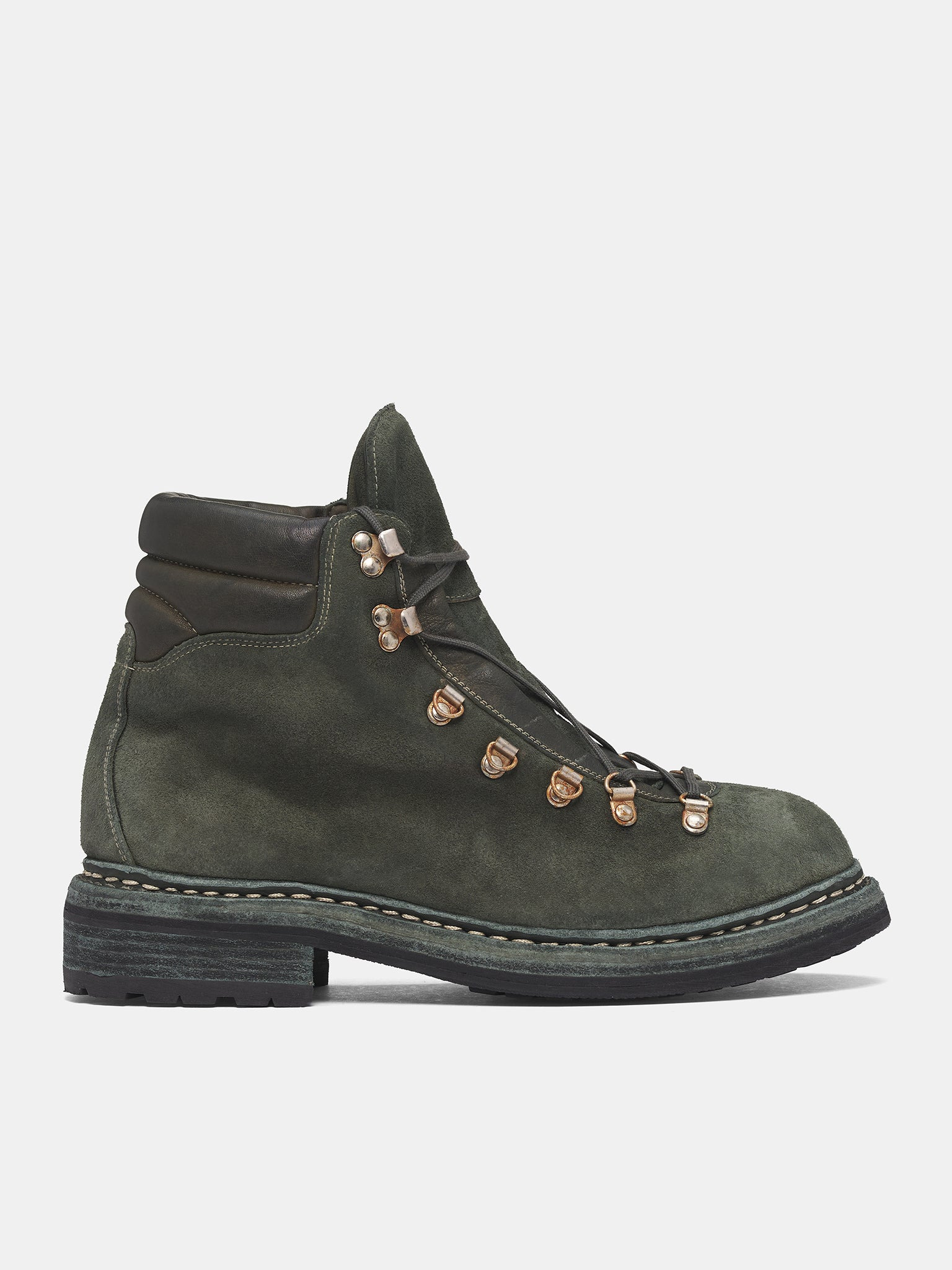 Green 19M Reverse Calf Hiking Boots - 1