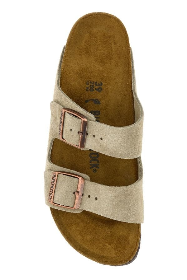 Grey suede Arizona slippers - 4