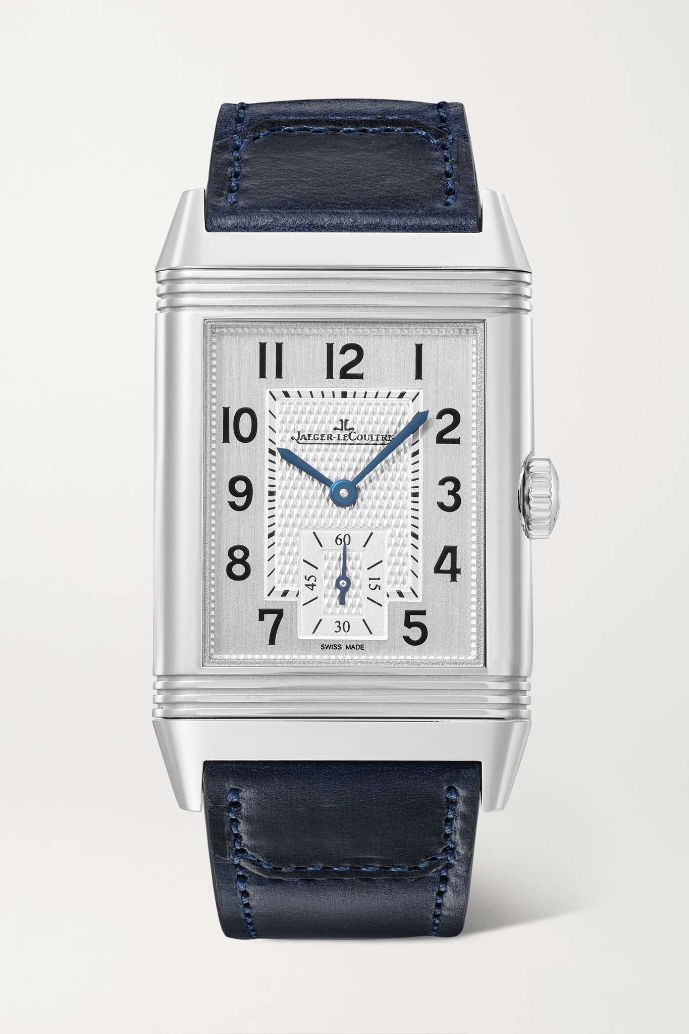 Reverso Classic London Limited Edition Hand-Wound 45.6mm stainless steel, canvas and leather watch - 1