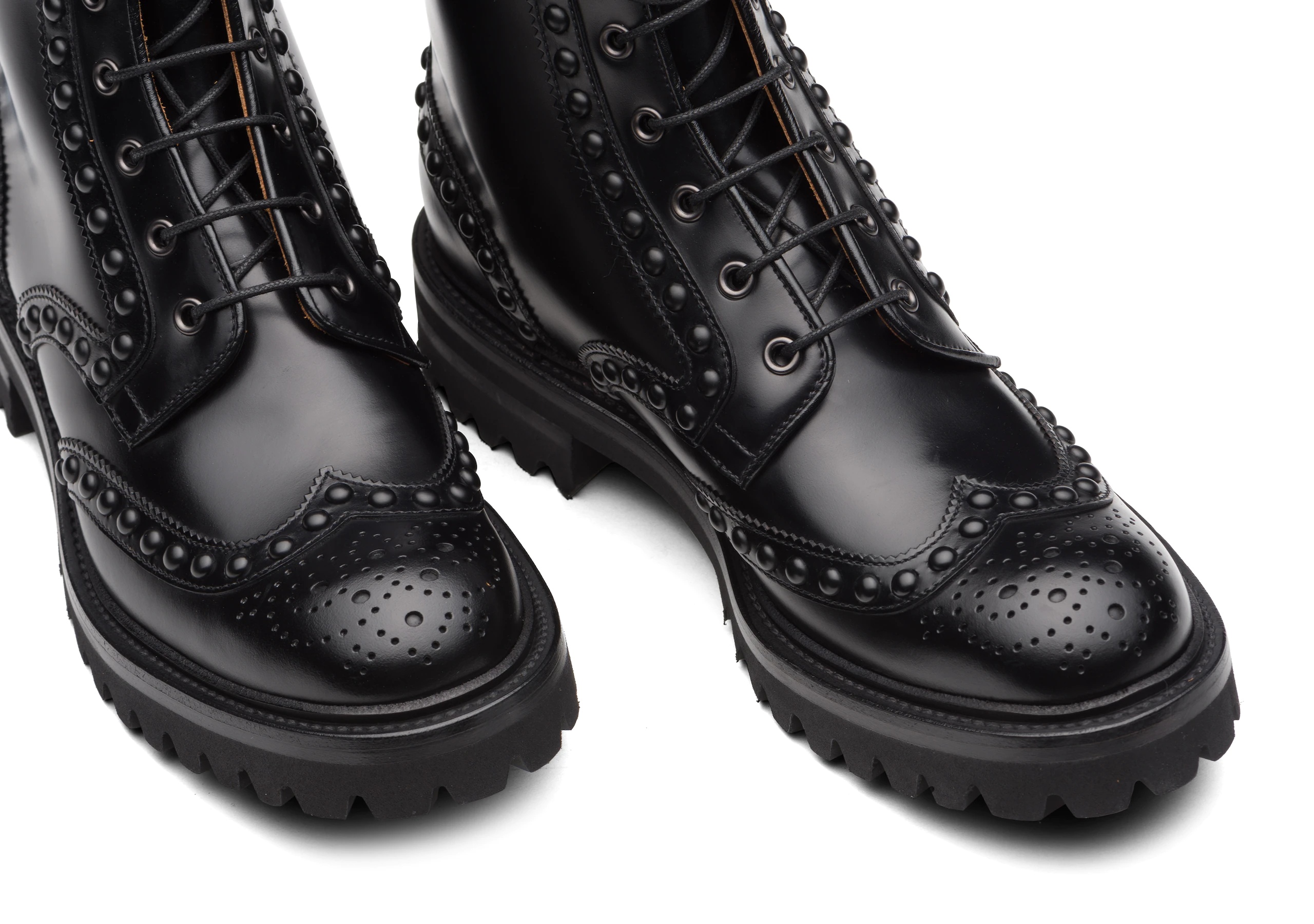 Elettra
Rois Calf Leather Lace-up Boot Stud Black - 4