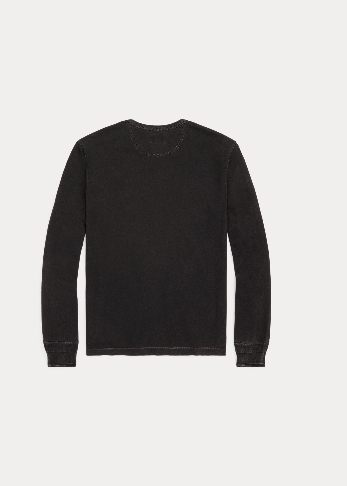 Indigo Jersey Henley Shirt - 2