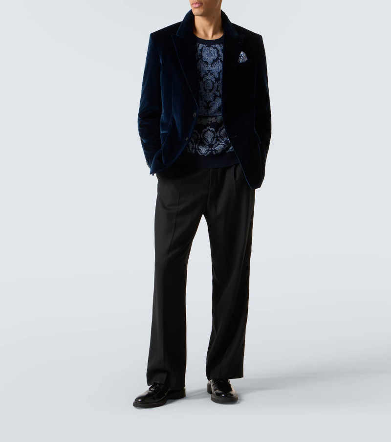 Etro Cotton velvet blazer outlook