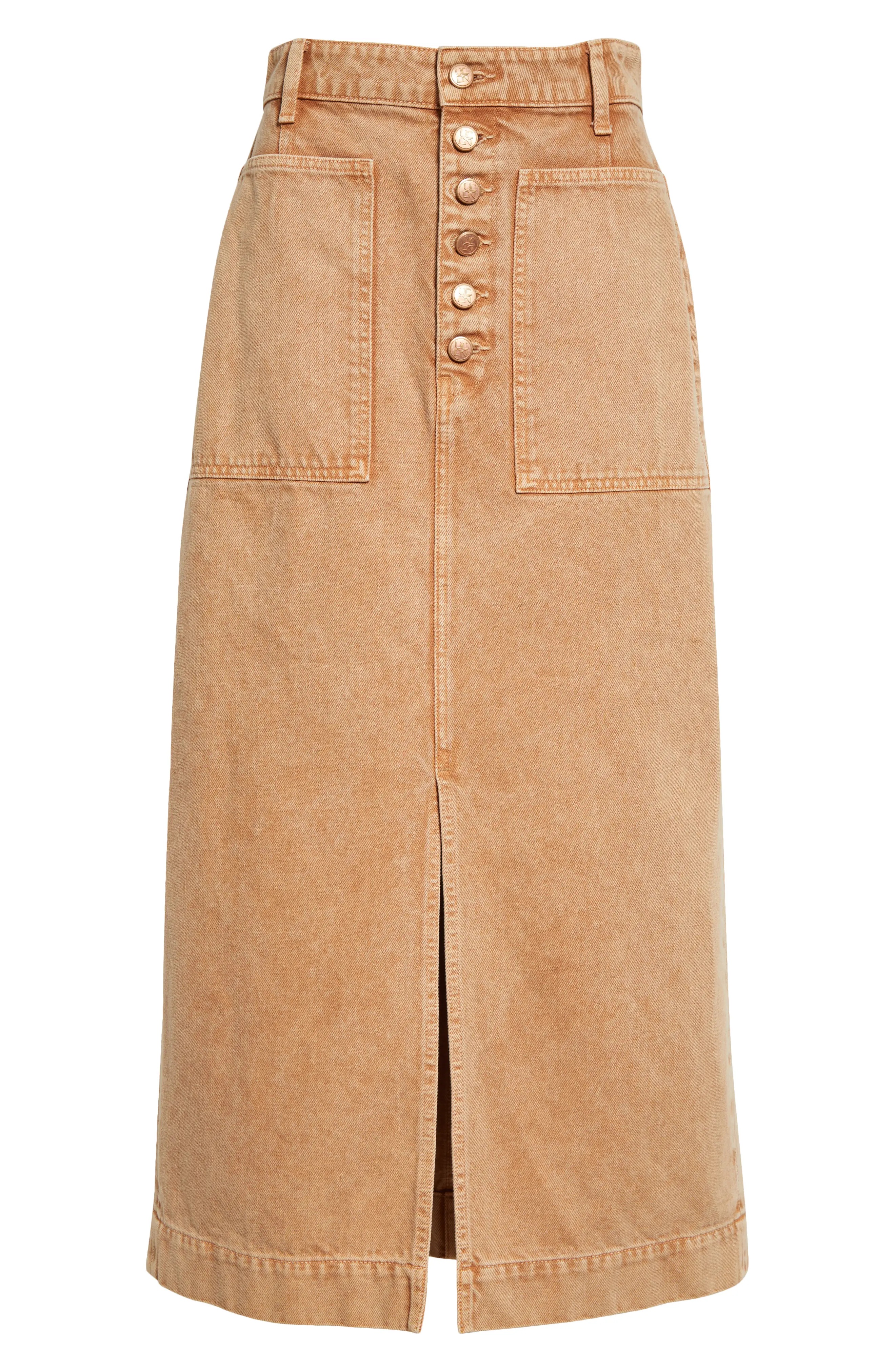 The Bea Nonstretch Denim Skirt - 6