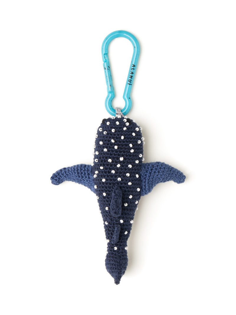 Handmade Whale Shark Crochet Key Holder 1