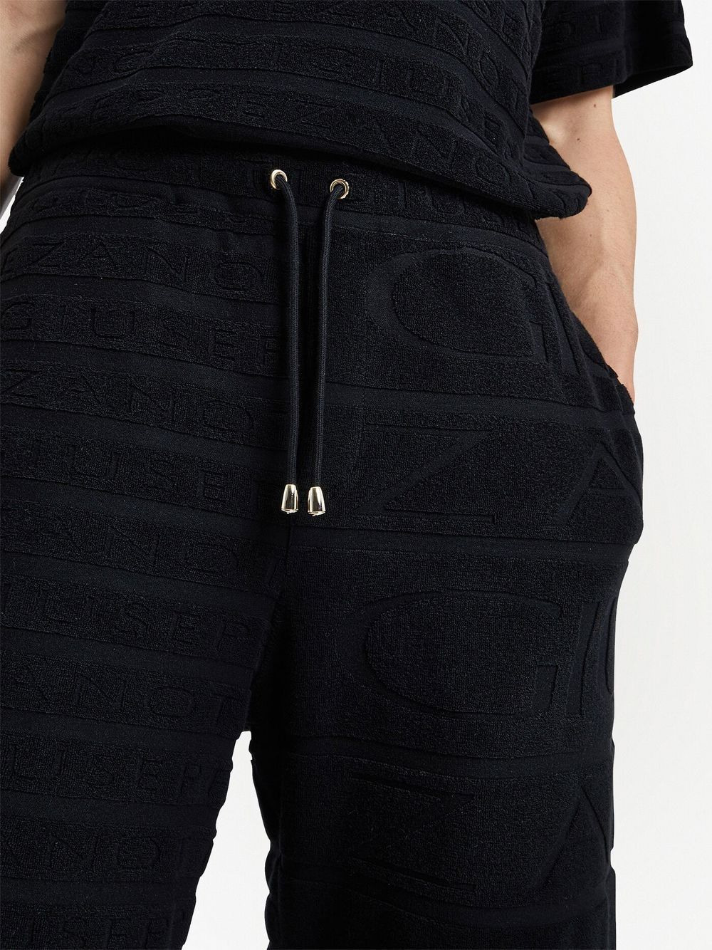 logo terry-cloth Bermuda shorts - 5