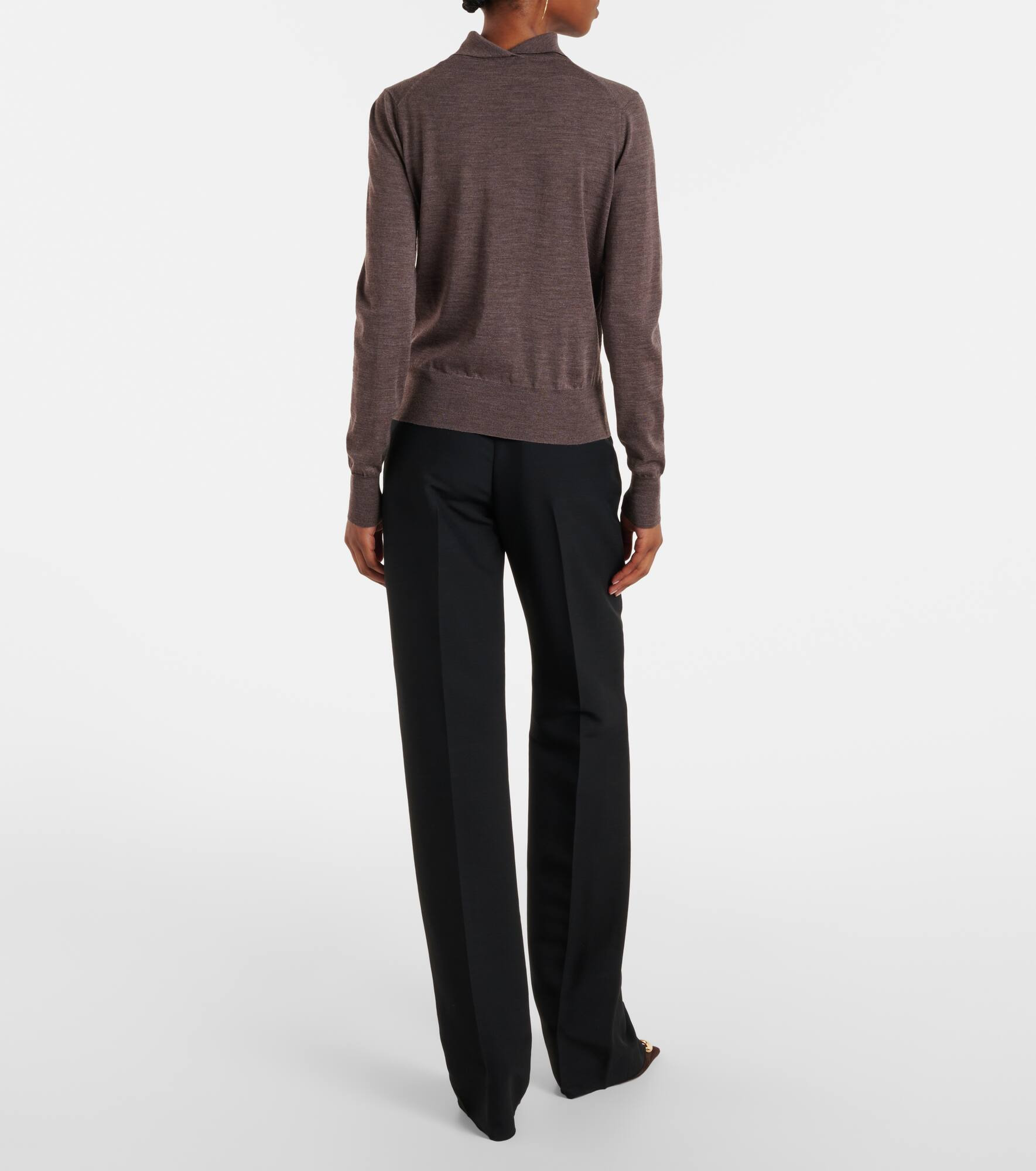 Wool turtleneck sweater - 3
