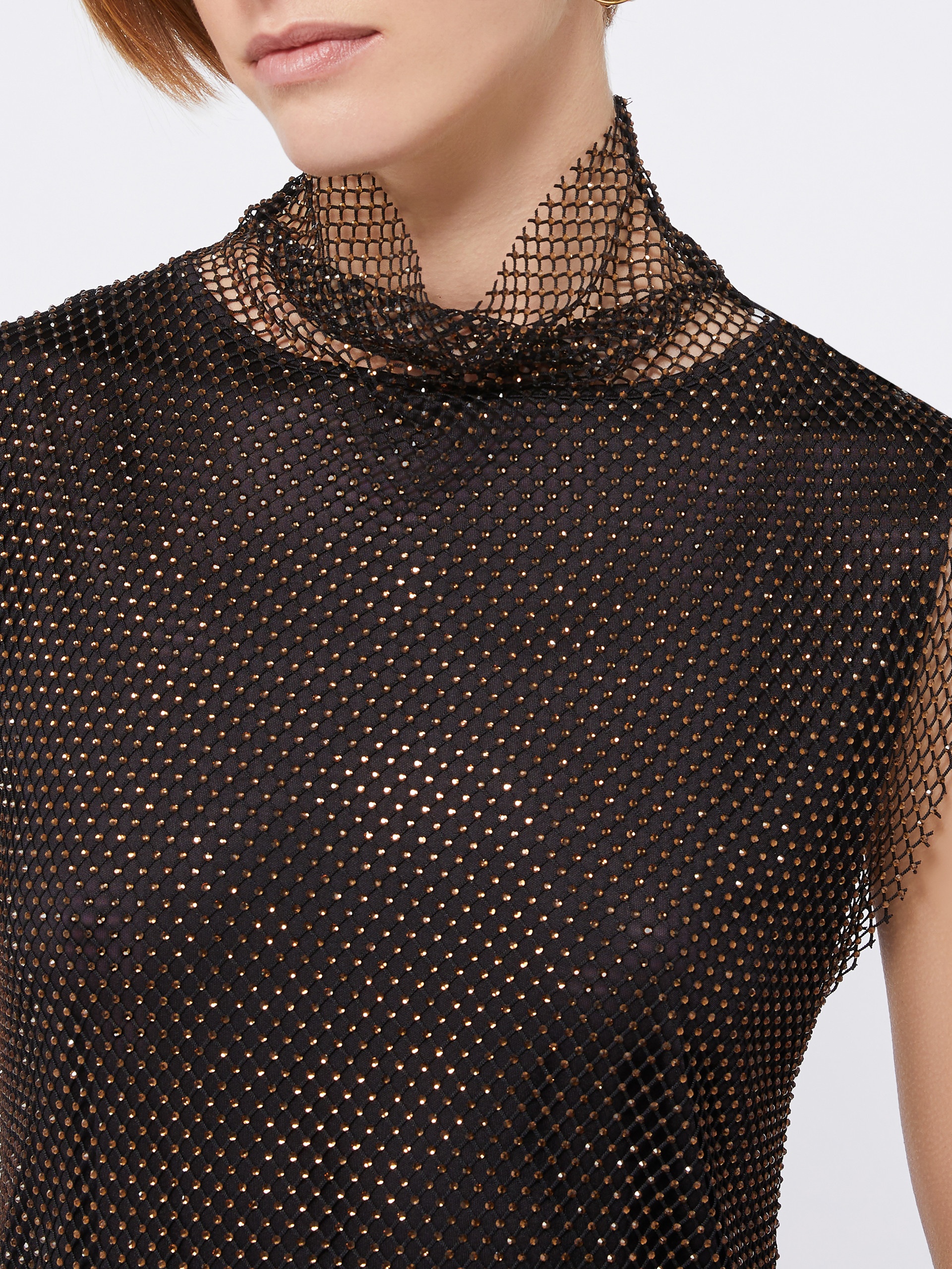EMPOLI Sleeveless dress with rhinestones - 5