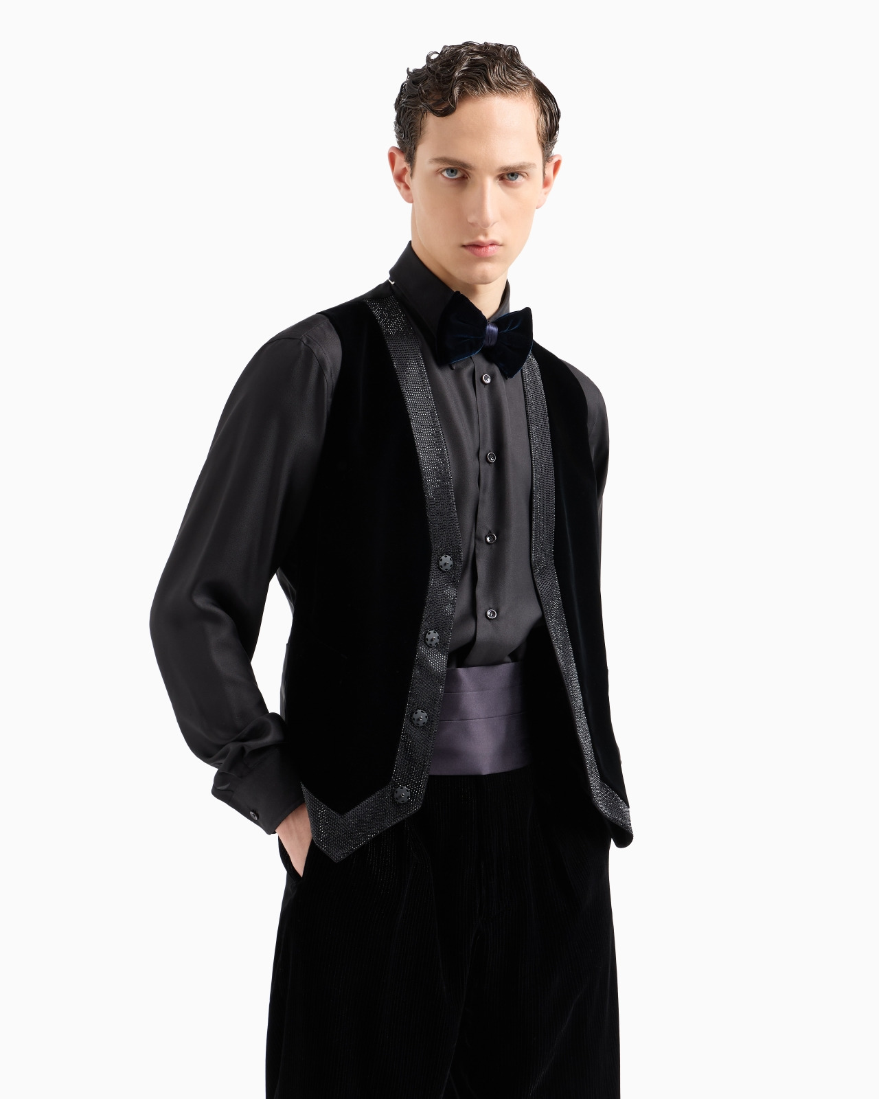 Silk tuxedo cummerbund - 3