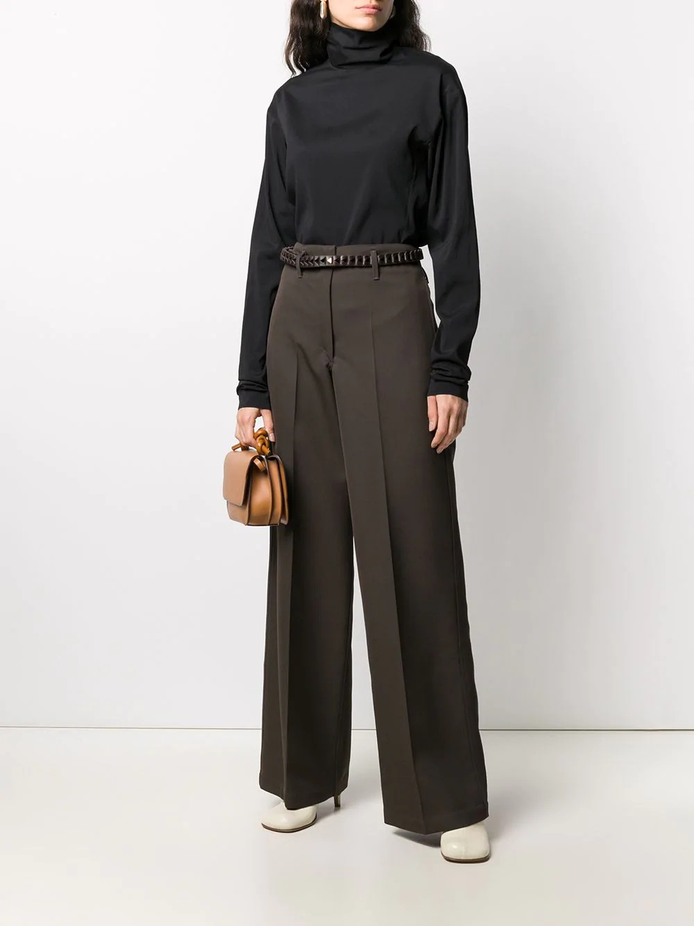 wide-leg tailored trousers - 2