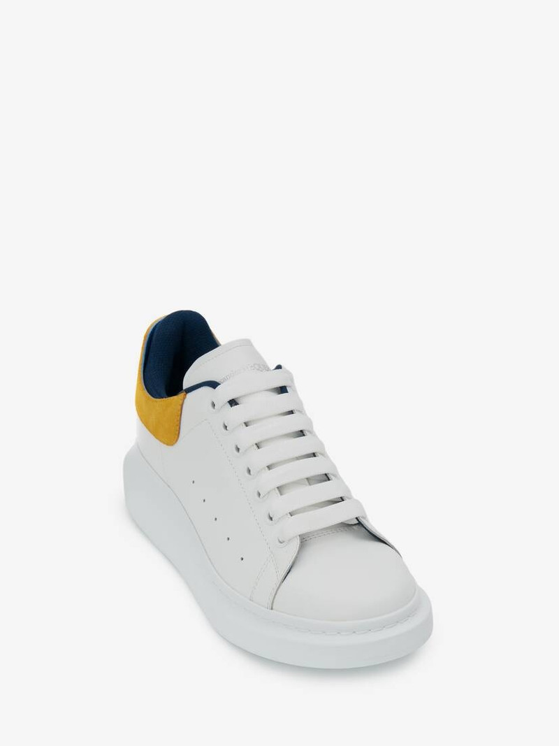 Alexander McQueen Men's Oversized Sneaker in White outlook