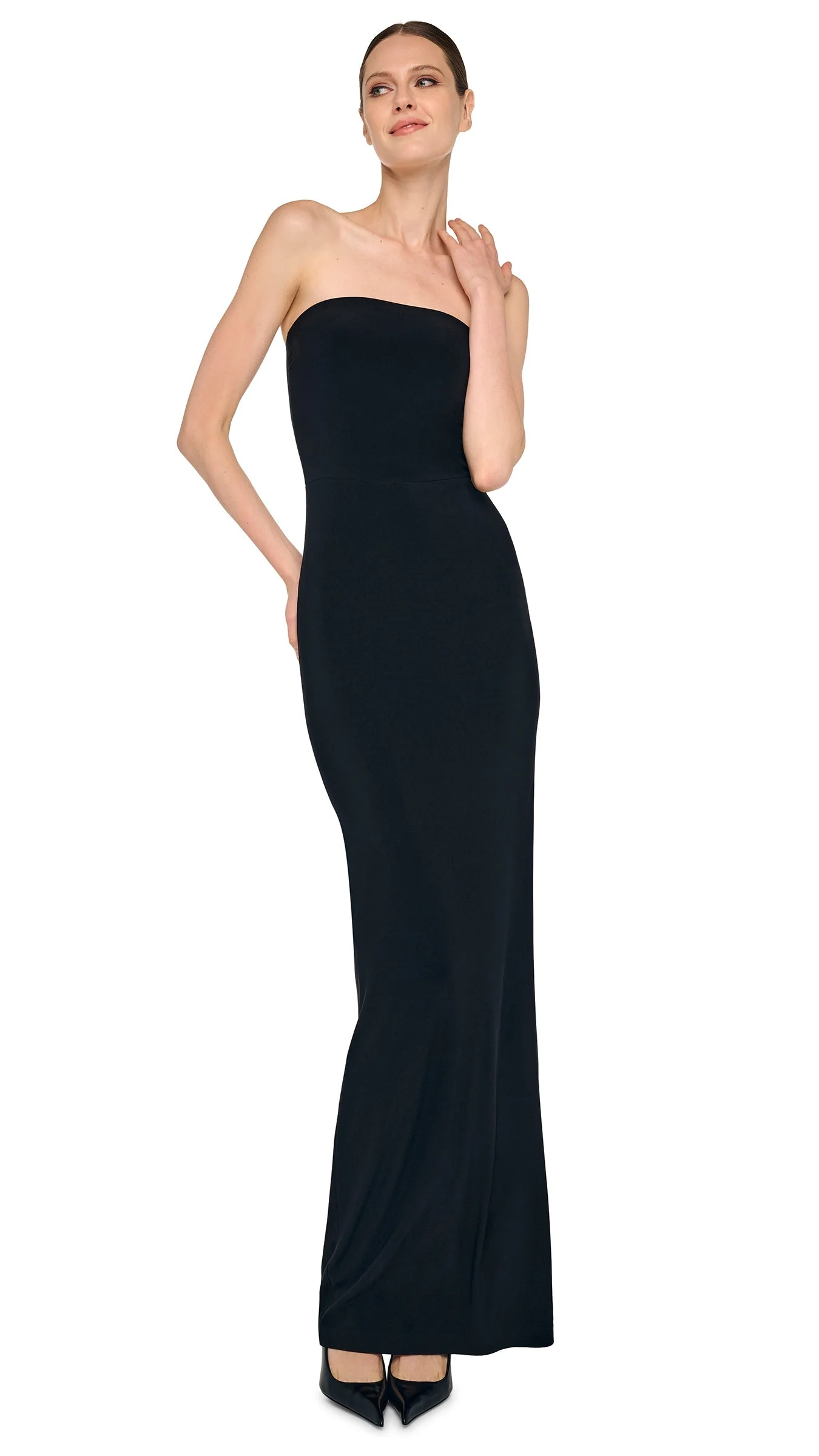 STRAPLESS LONG DRESS - 1