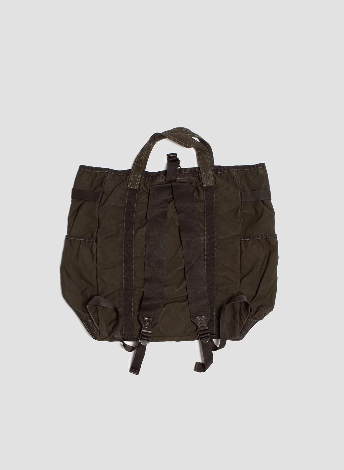 Porter-Yoshida & Co Crag 2Way Rucksack in Khaki - 3