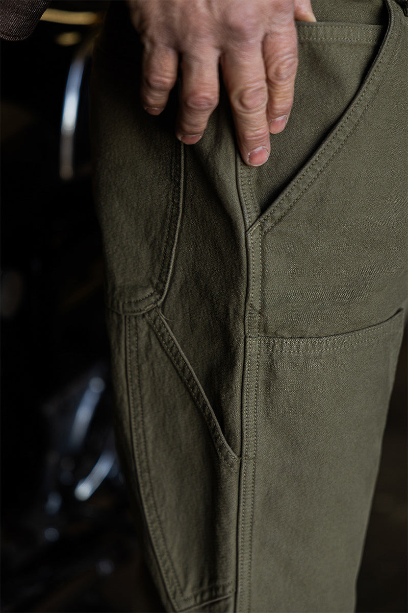 The Double Knee Pants Classic Straight - Sage Smoke 5