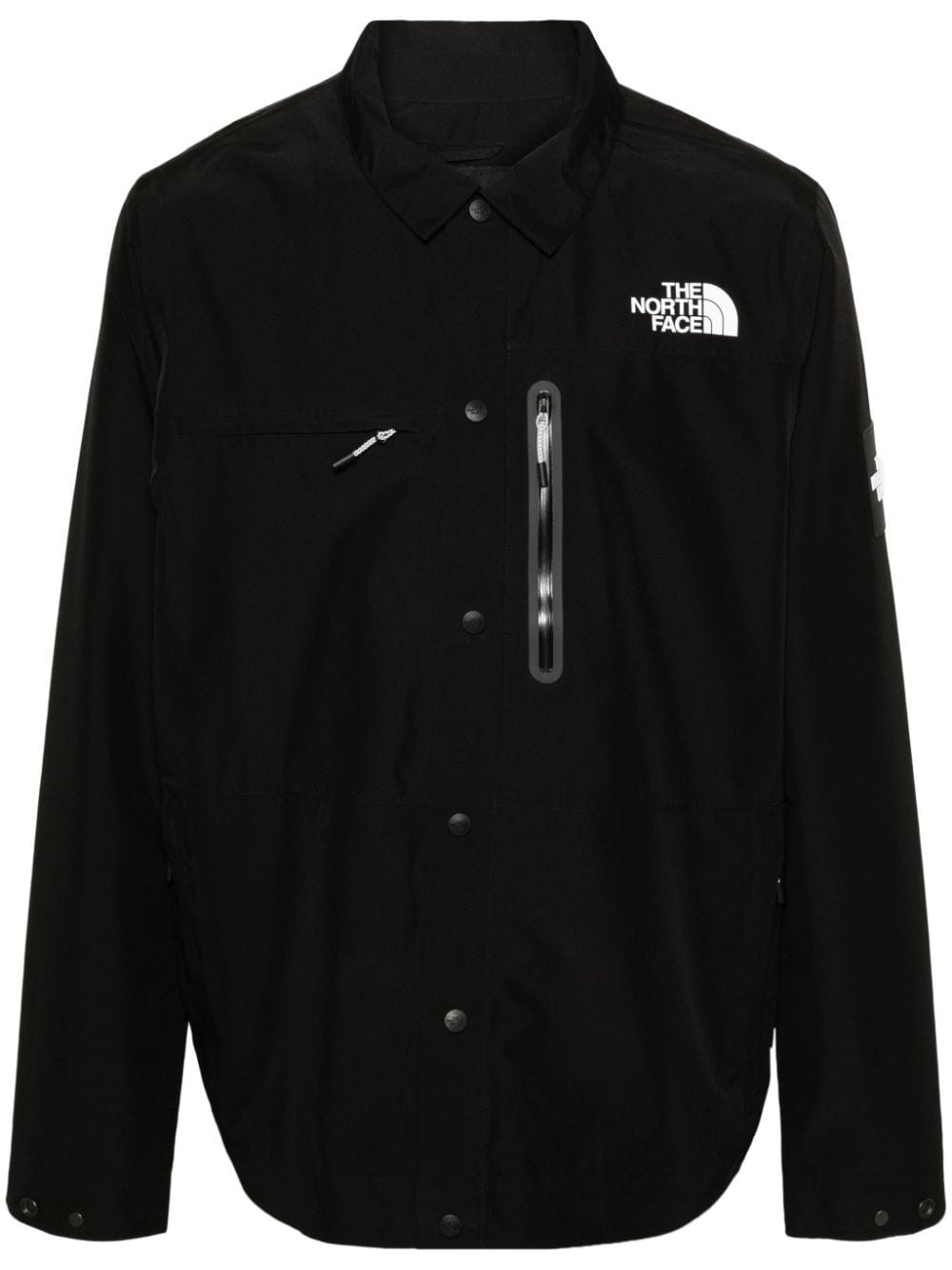Amos logo-appliquÃ© shirt jacket - 1