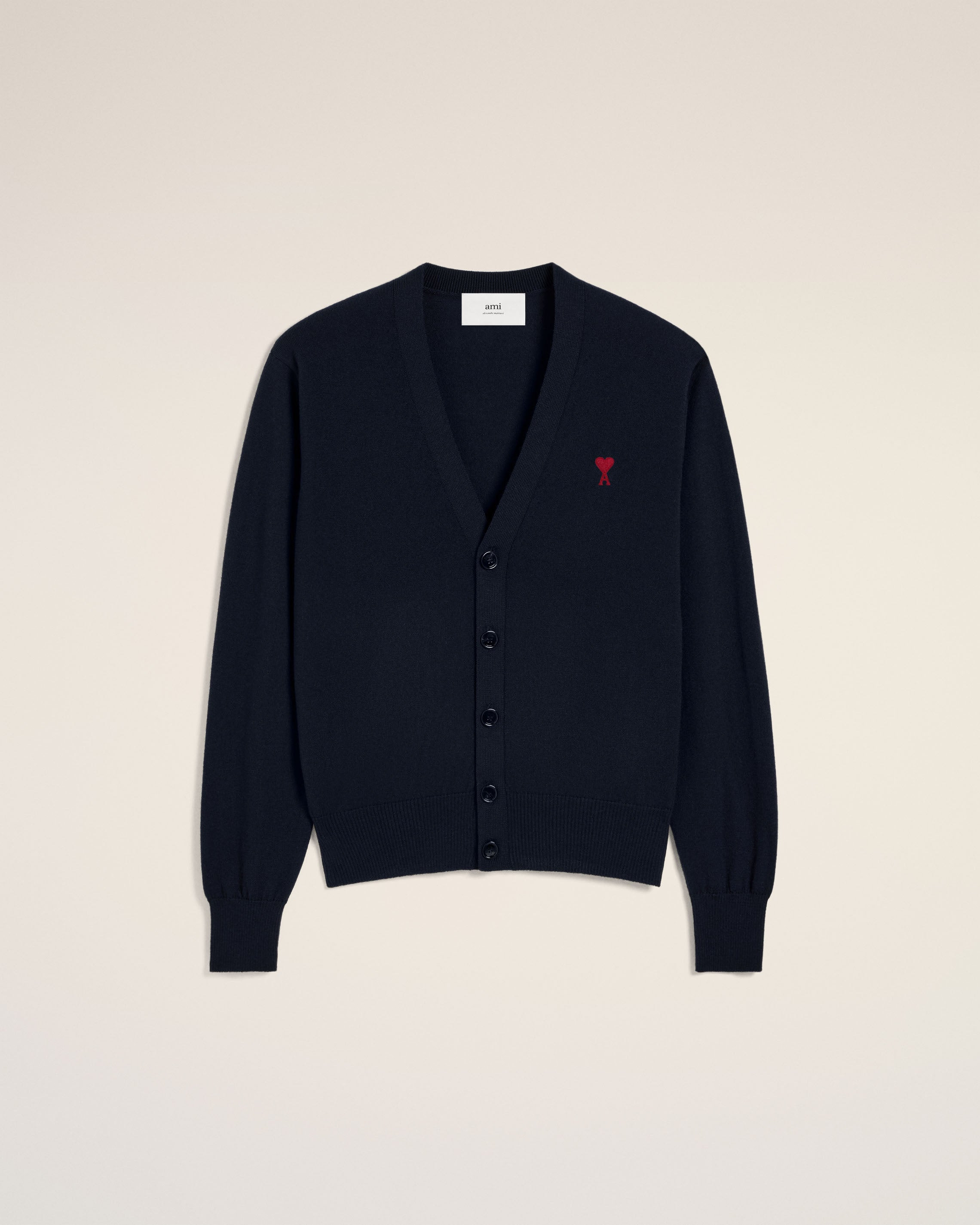 CARDIGAN WITH EMBROIDERY AMI DE COEUR - 4