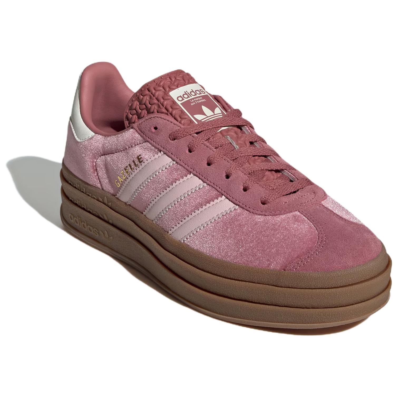 (WMNS) adidas originals Gazelle Bold 'Preloved Crimson Velvet' IG4389 - 3