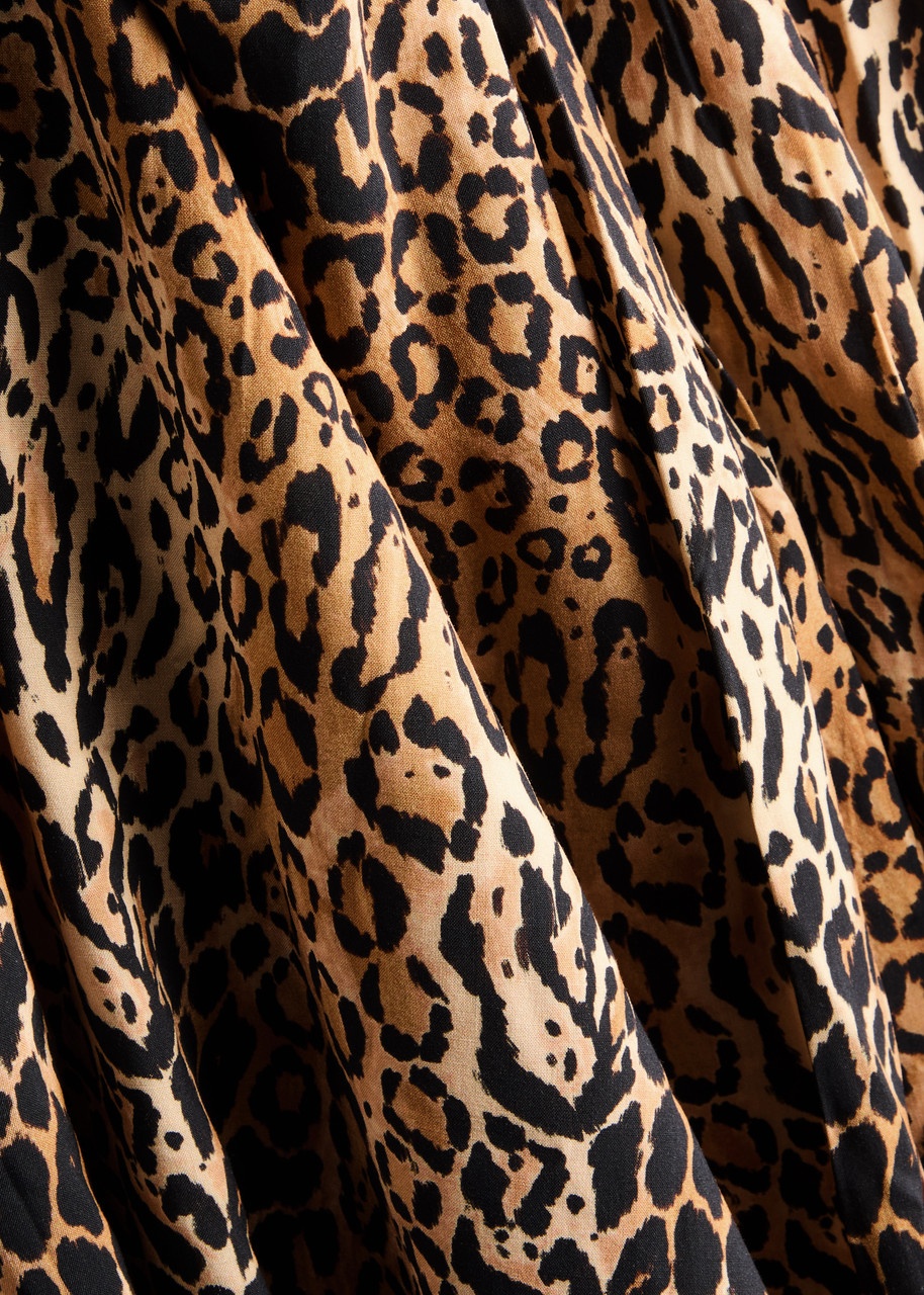 Melissa Odabash Elsa Leopard-print Maxi Skirt - 5