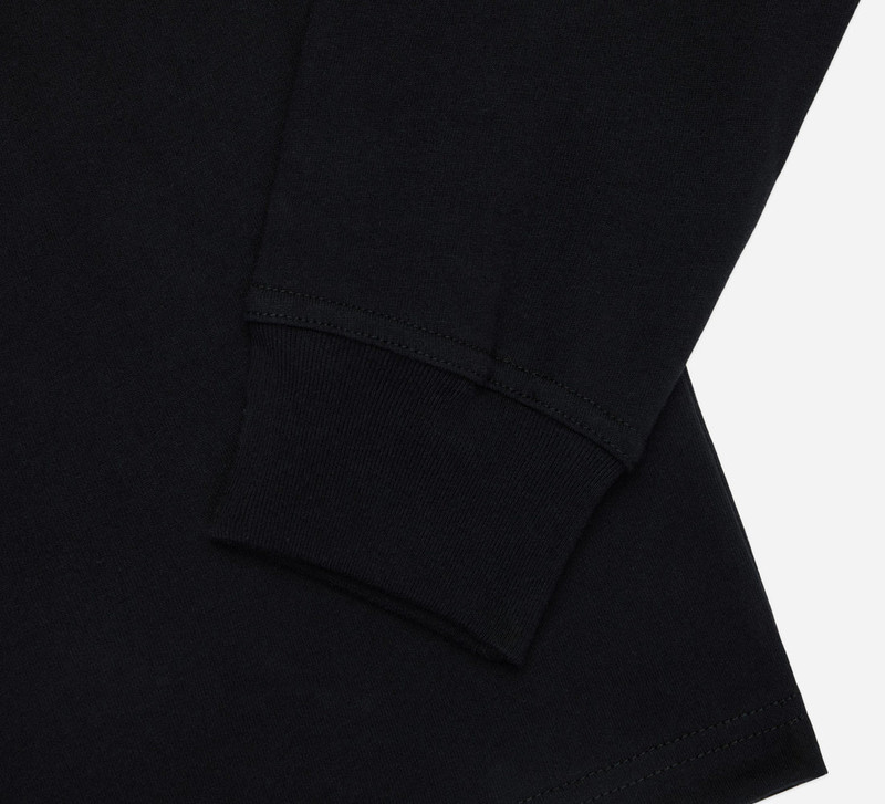 Heavyweight Boxy Long Sleeve T-shirt - Black 6
